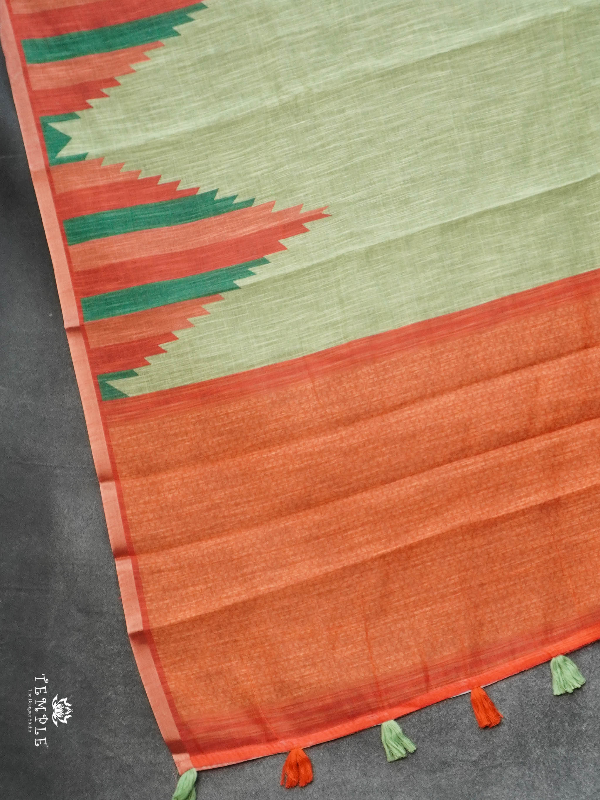 Linen Cotton Saree | TTDS3046