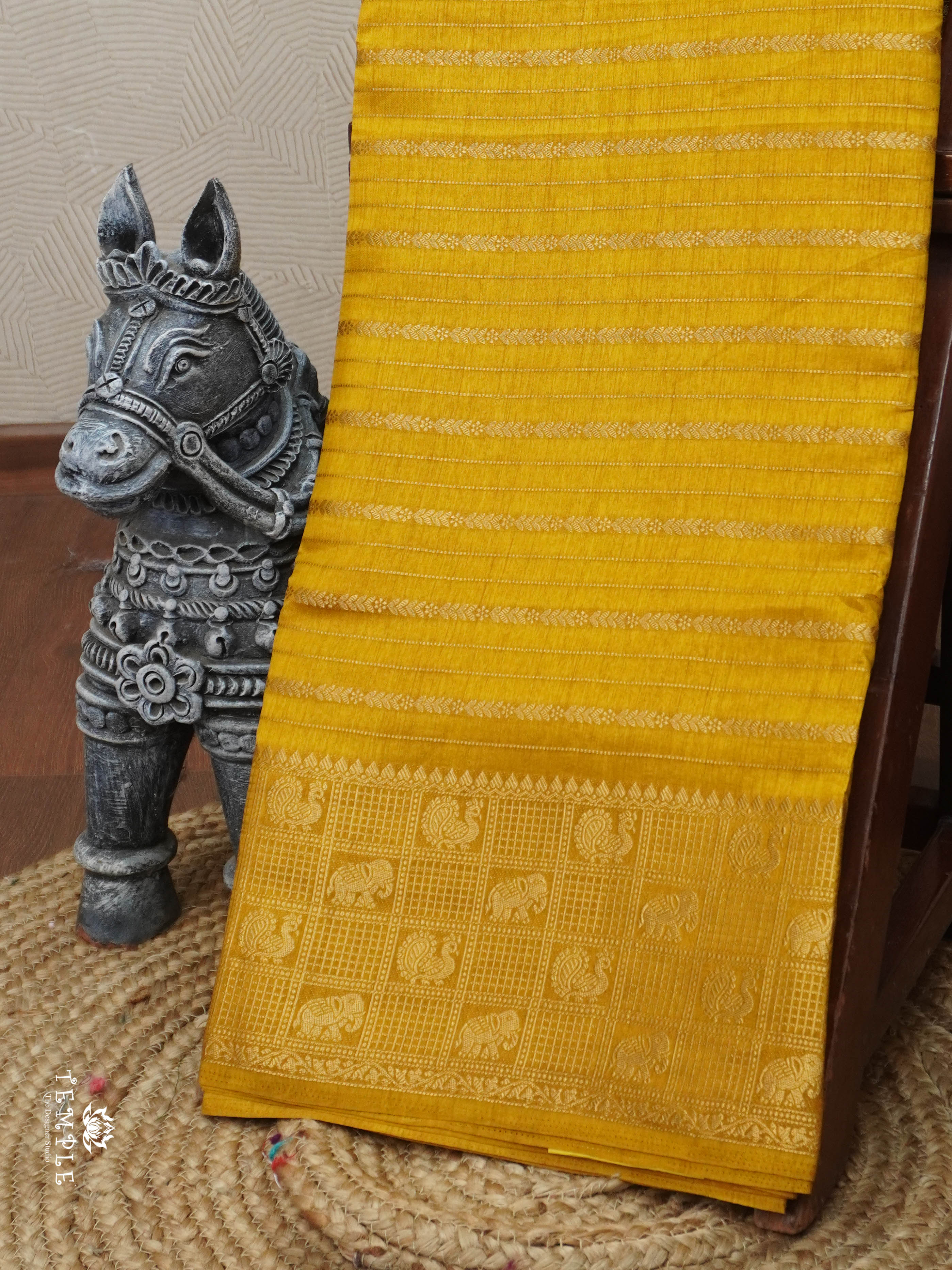 Semi Tussar Silk Saree | TTDS3042