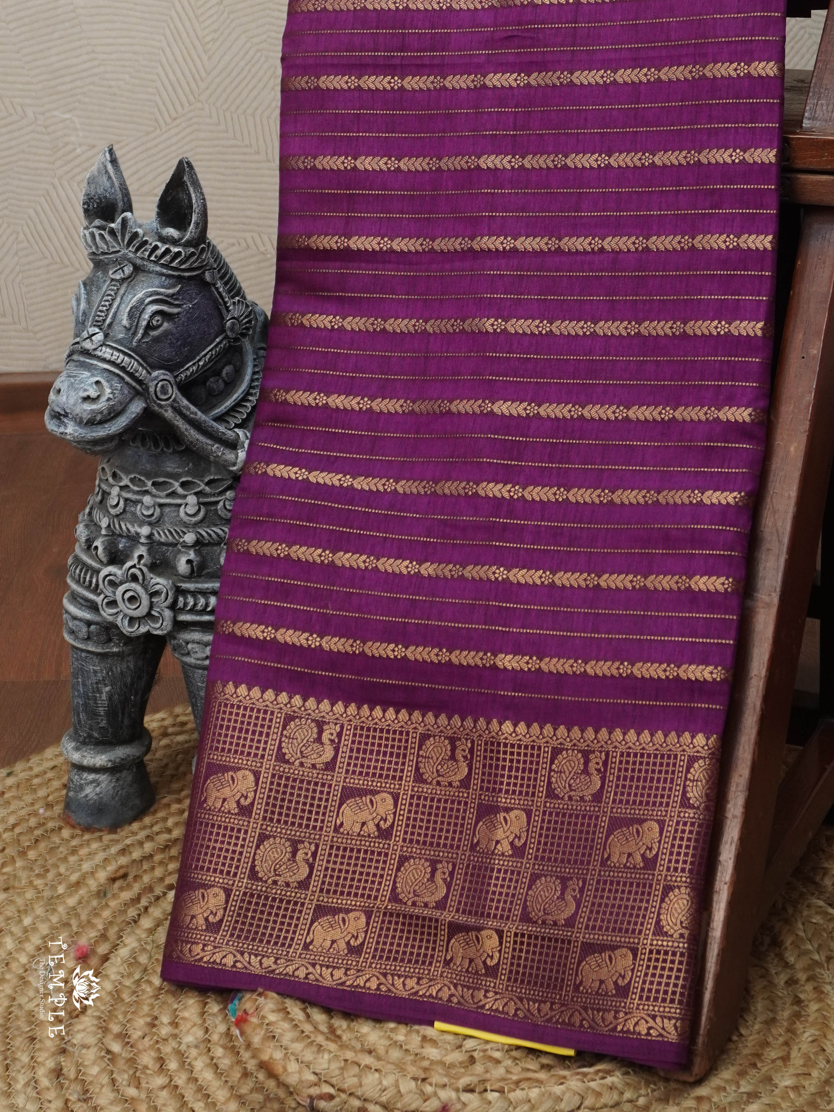 Semi Tussar Silk Saree | TTDS3042