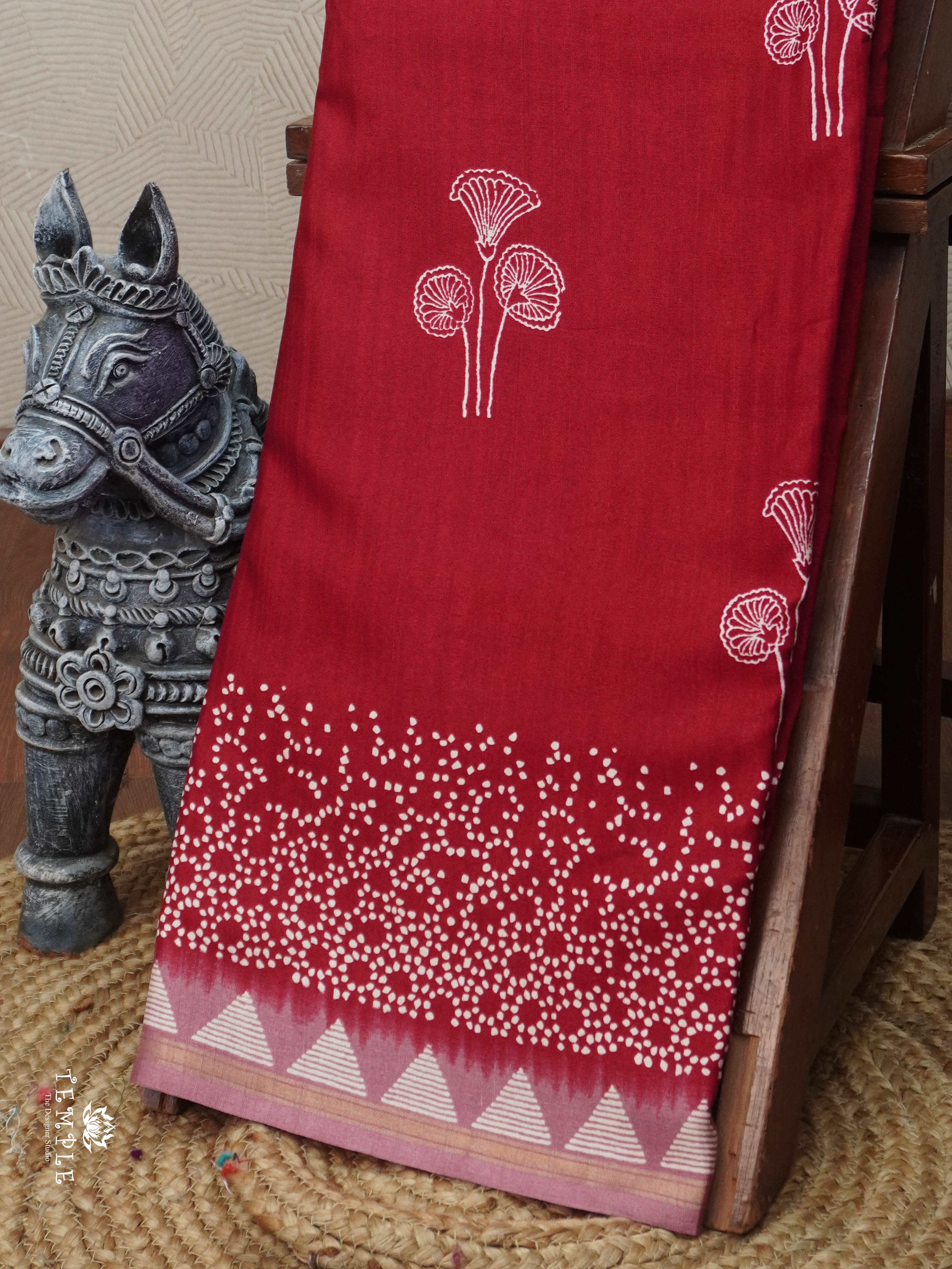 Chanderi Cotton Saree | TTDS3049