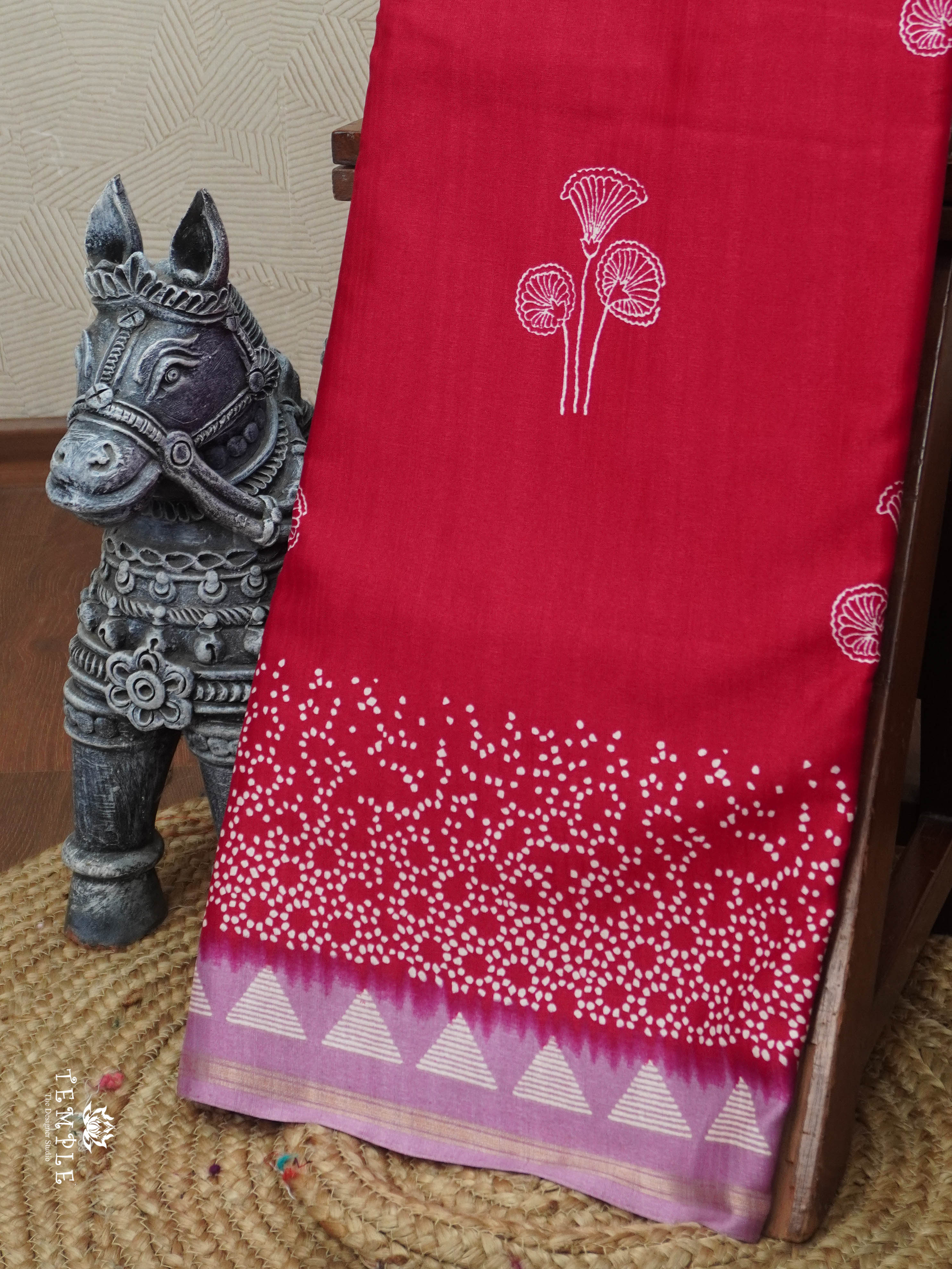 Chanderi Cotton Saree | TTDS3049