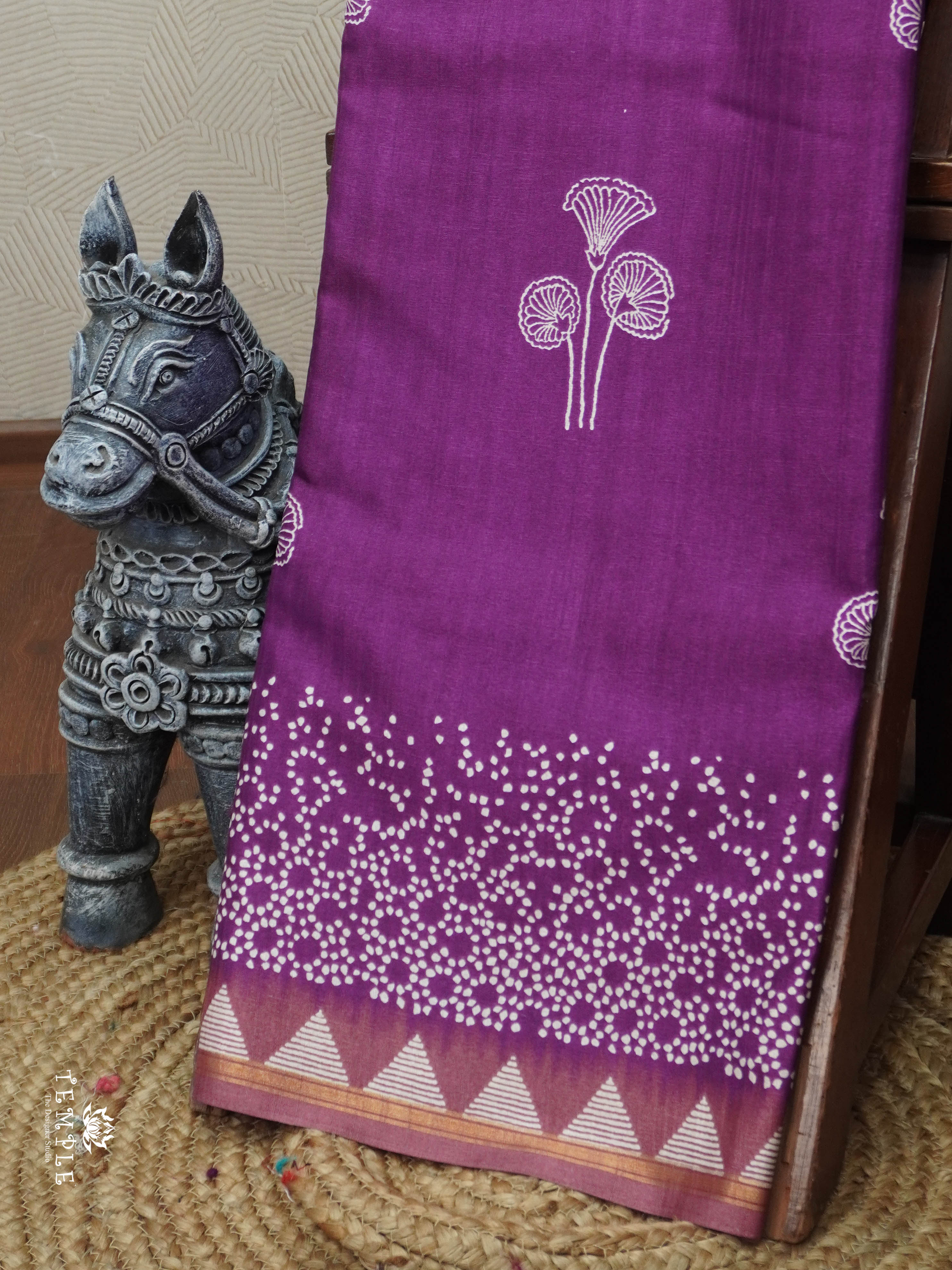 Chanderi Cotton Saree | TTDS3049