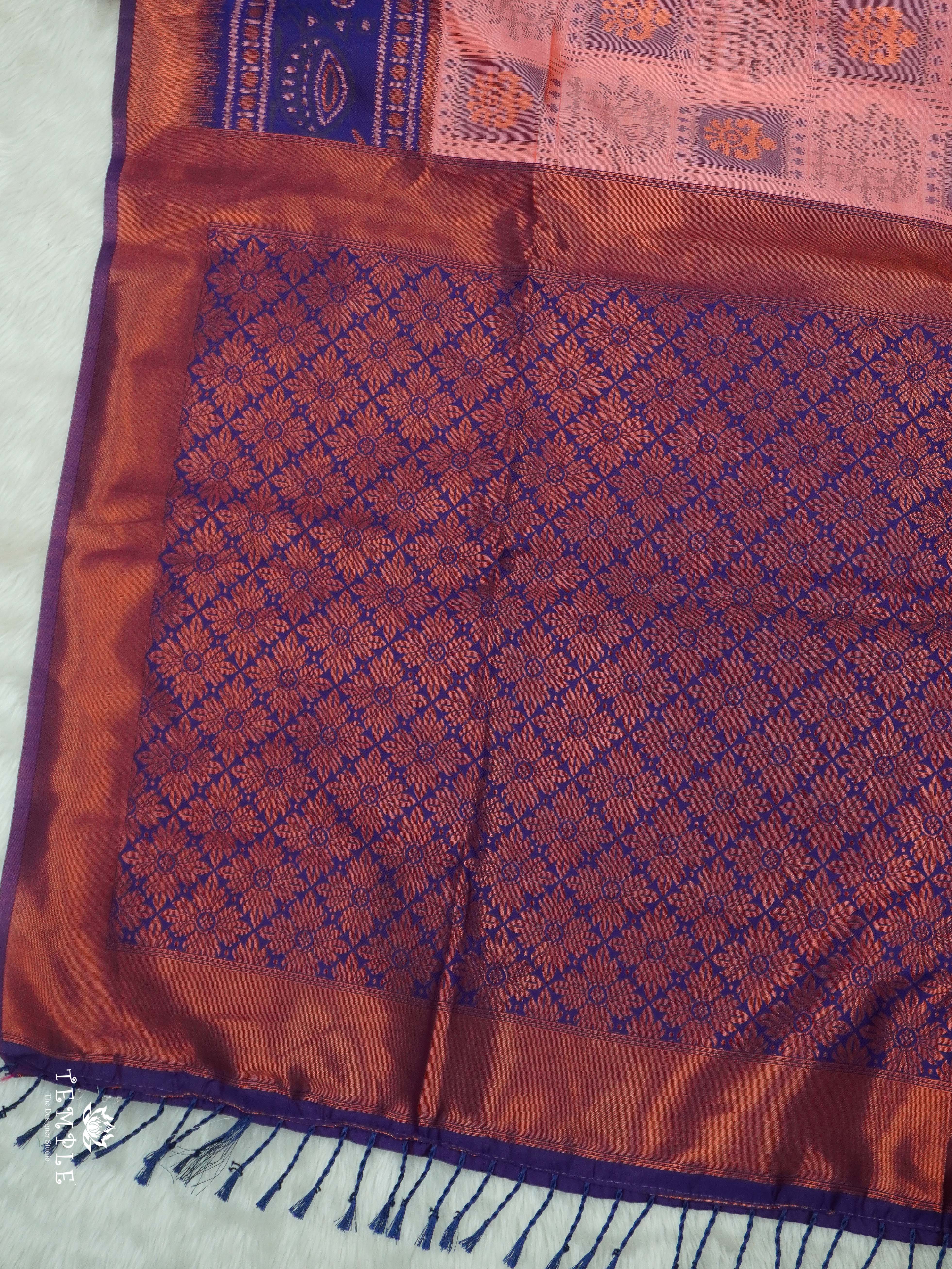 Warli Printed Art Silk Sarees | TTDS2569 | Design 2