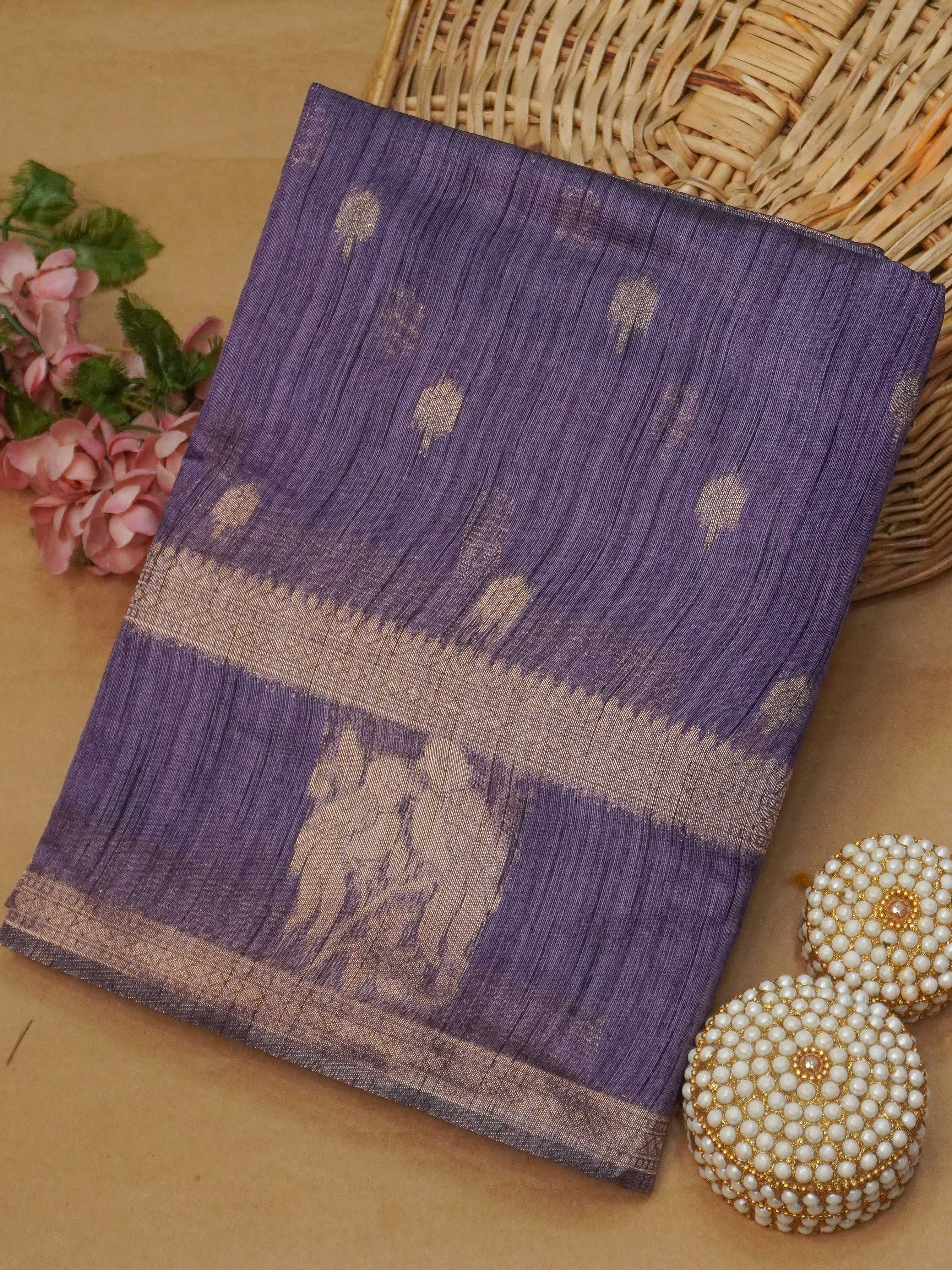 Kora Banarasi Saree | TTDS3503