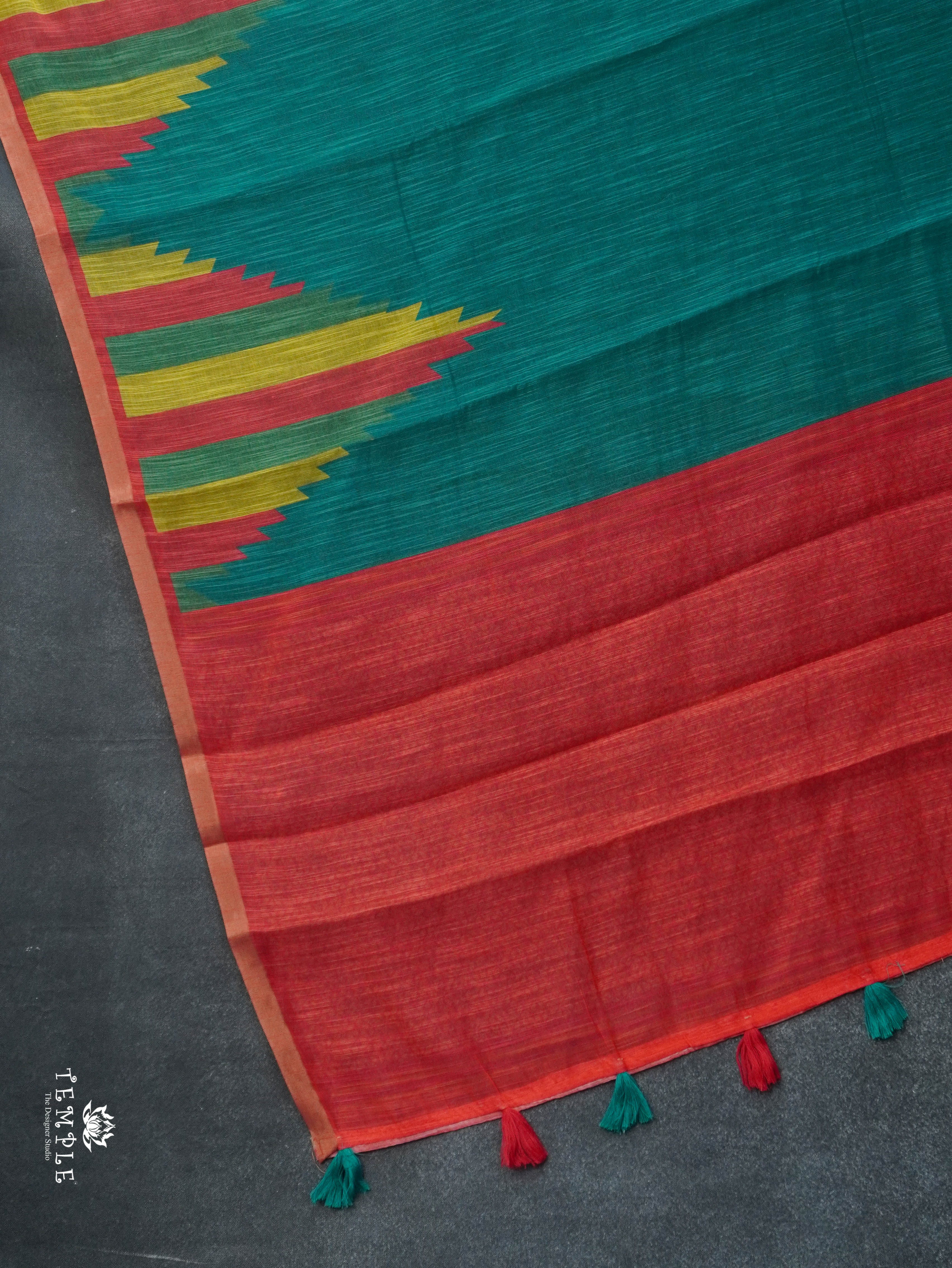 Linen Cotton Saree | TTDS3046