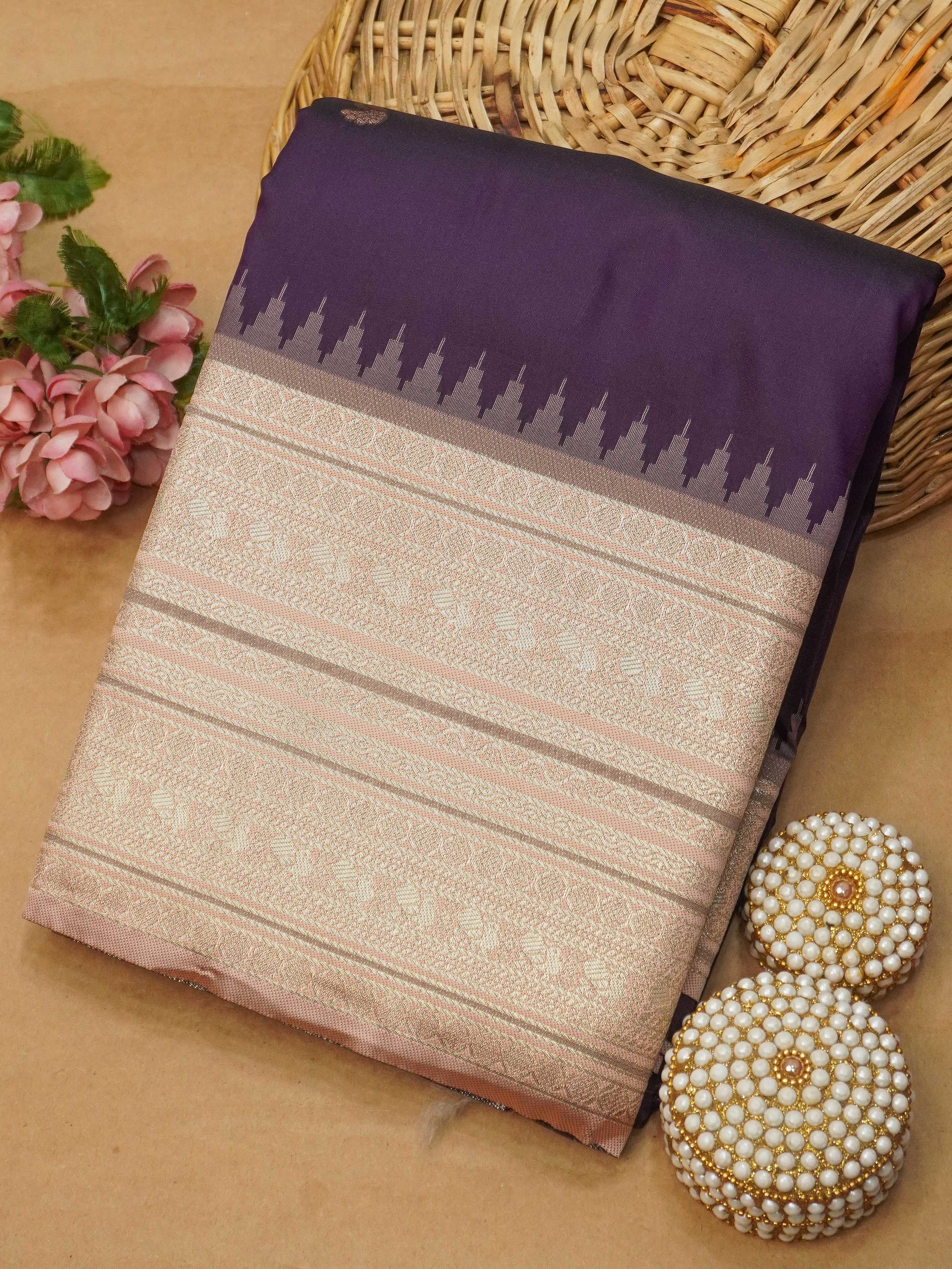 Semi Silk Saree | TTDS3486