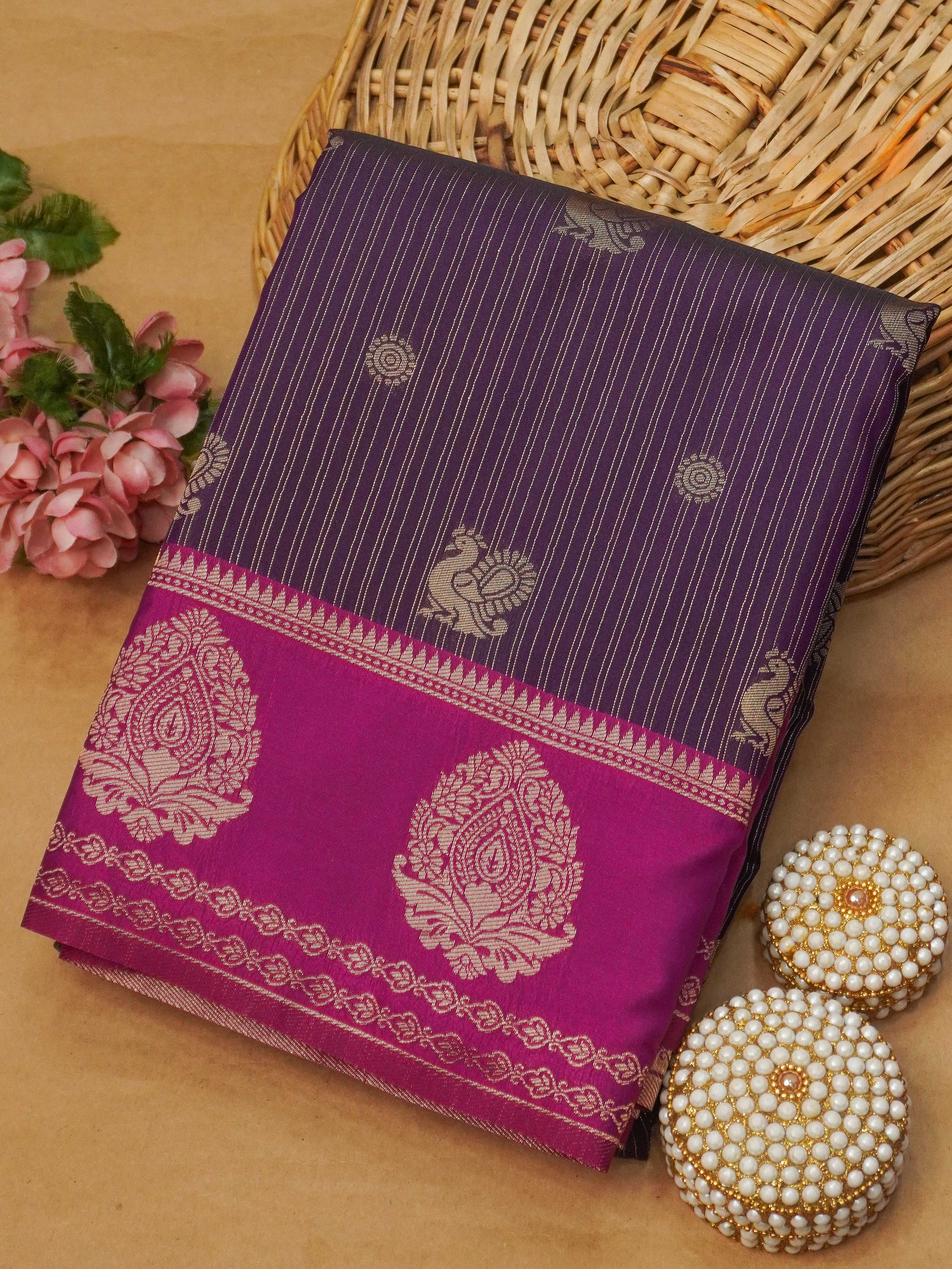 Semi Silk Saree | TTDS3505