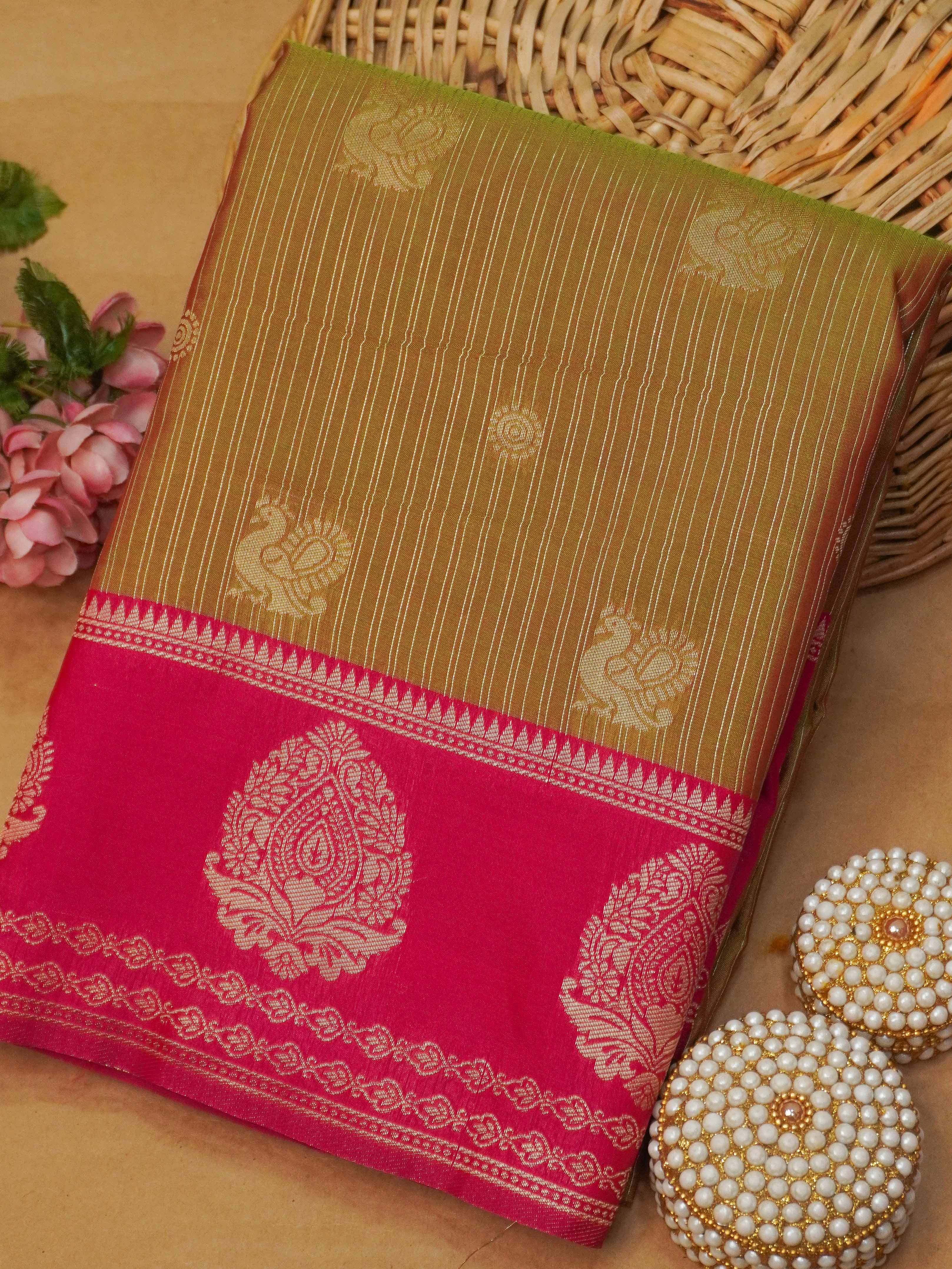 Semi Silk Saree | TTDS3505