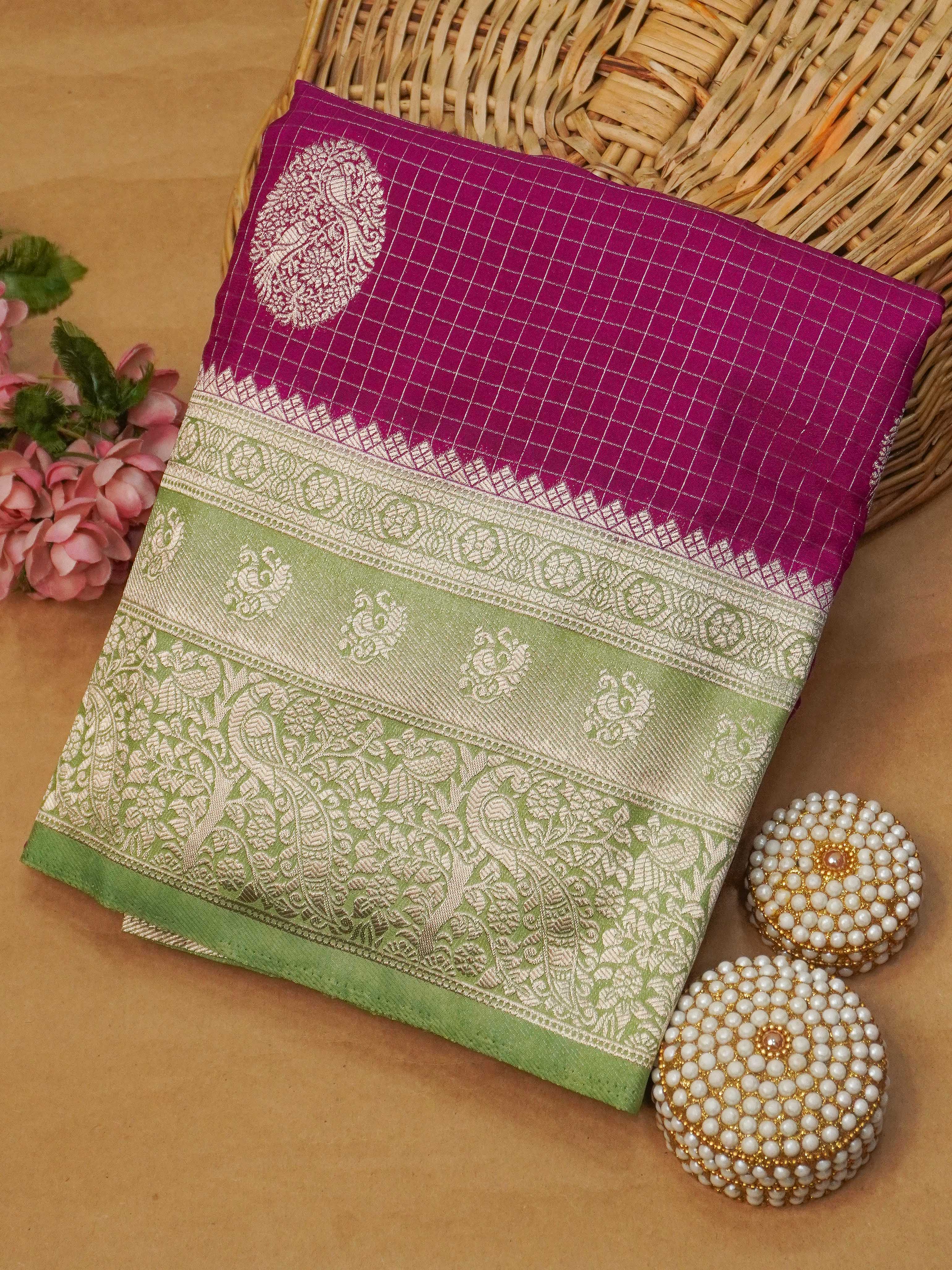 Viscose Georgette Saree | TTDS3489