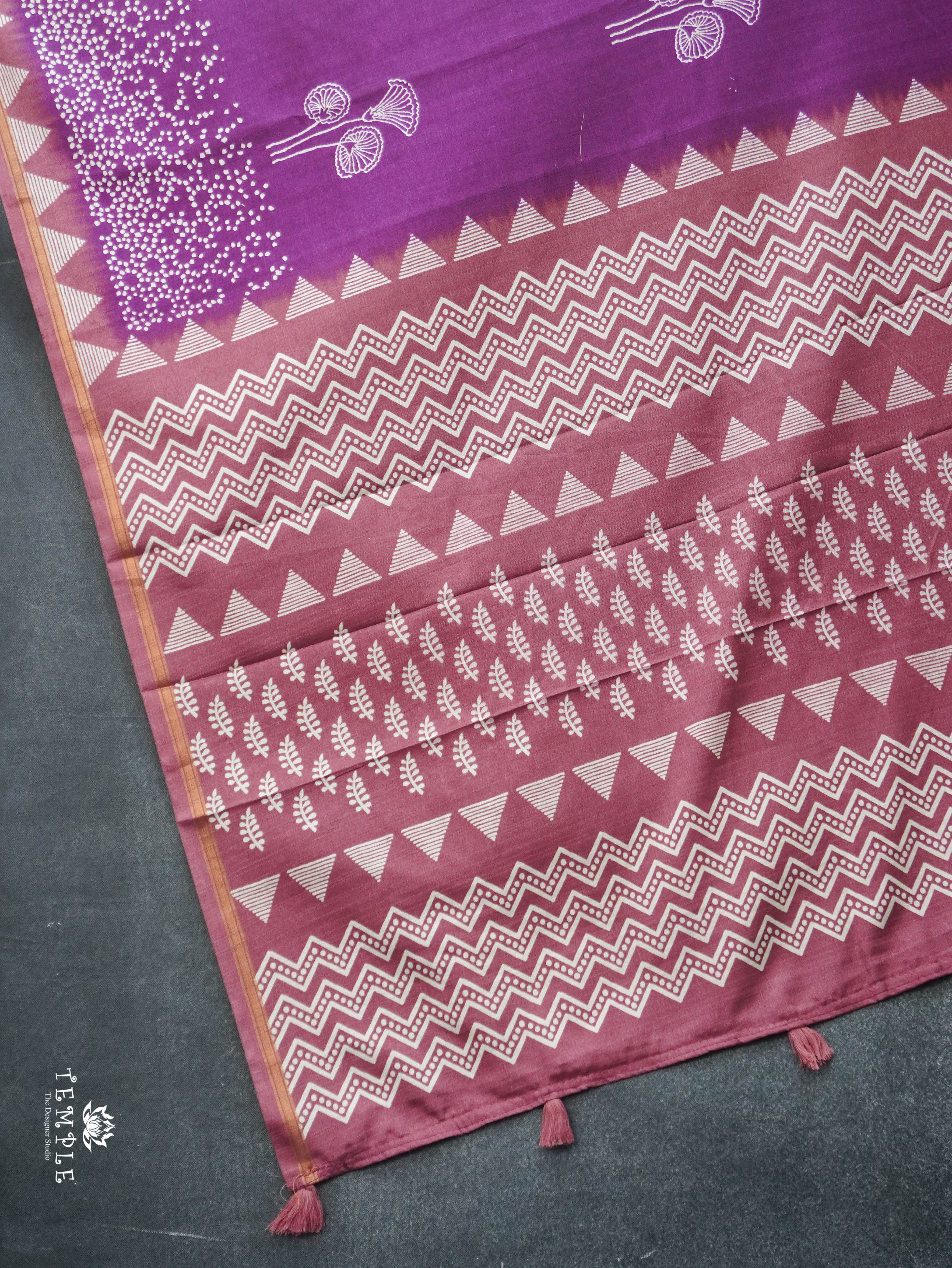 Chanderi Cotton Saree | TTDS3049