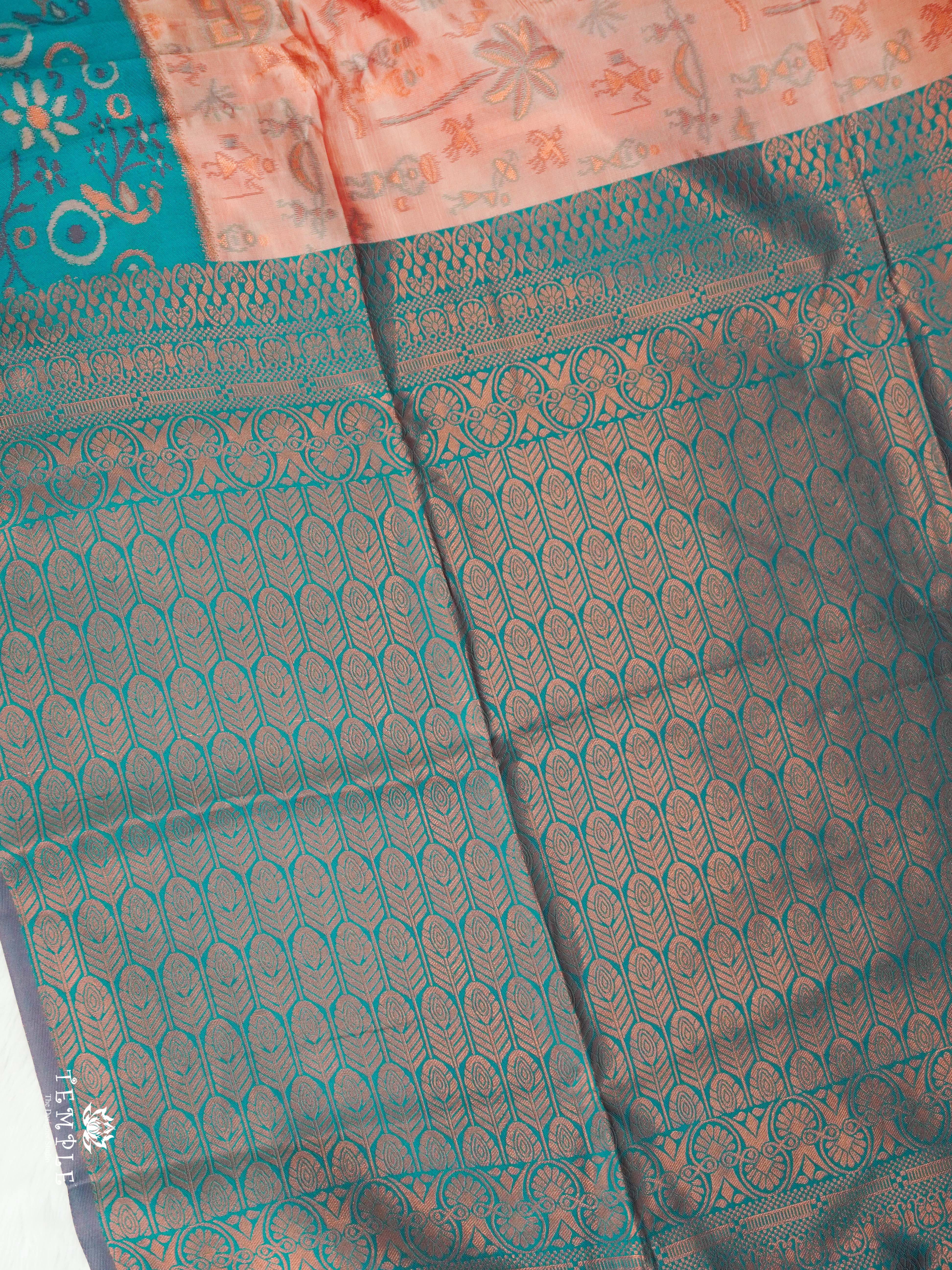Warli Printed Art Silk Sarees | TTDS2568 | Design 1
