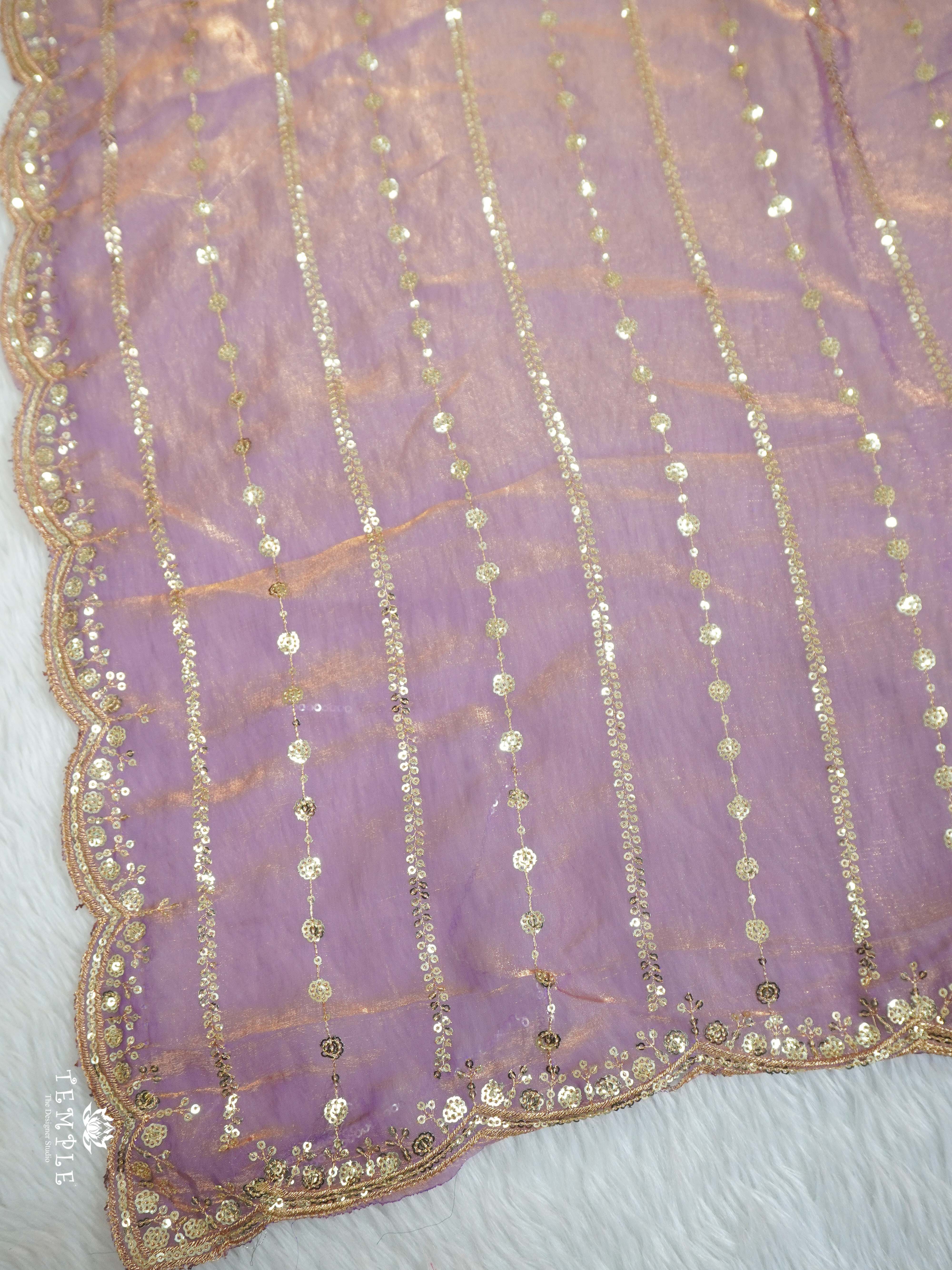 Designer Saree With Zari Embroidery Work | TTDS2562