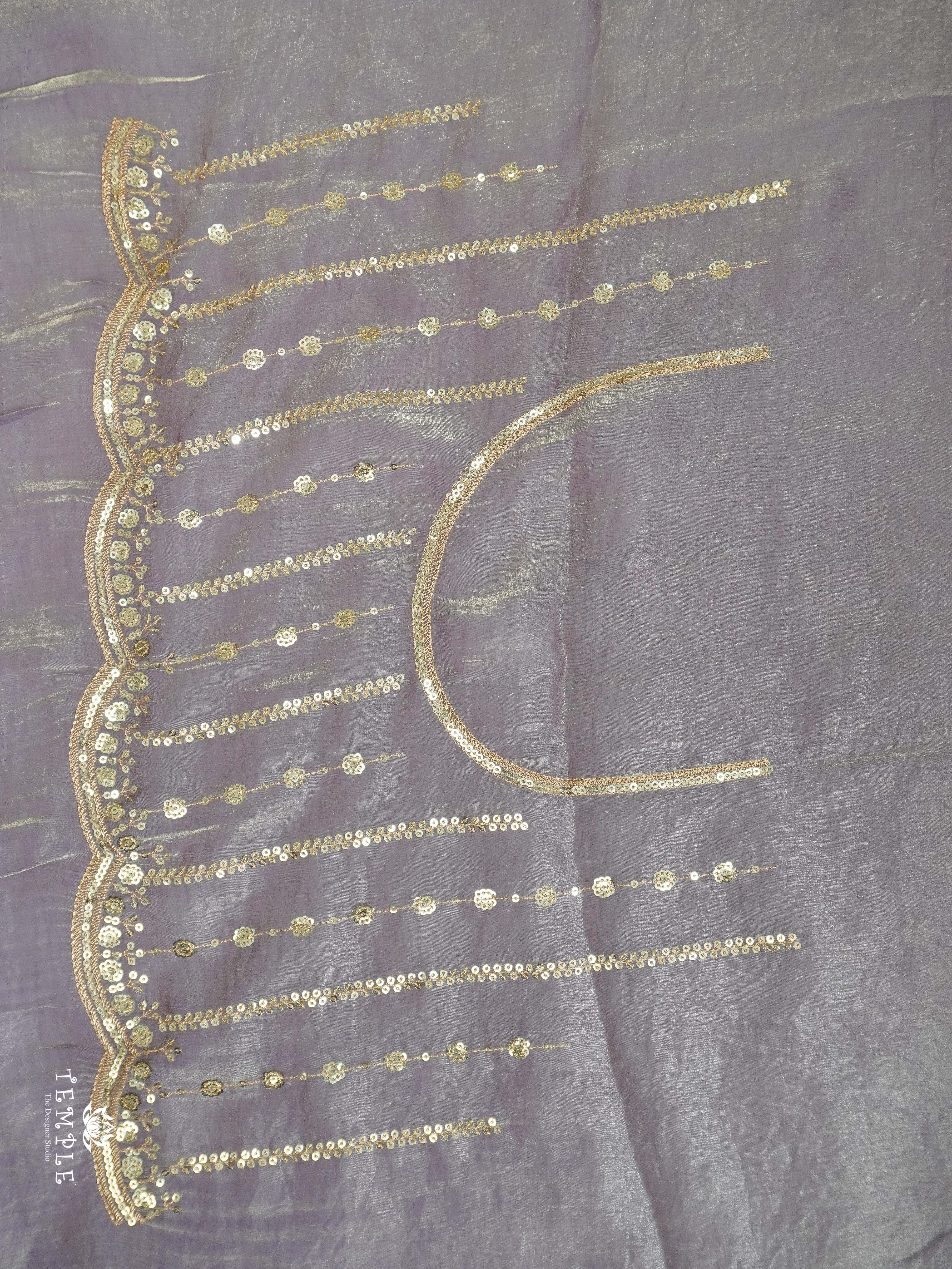 Designer Saree With Zari Embroidery Work | TTDS2562