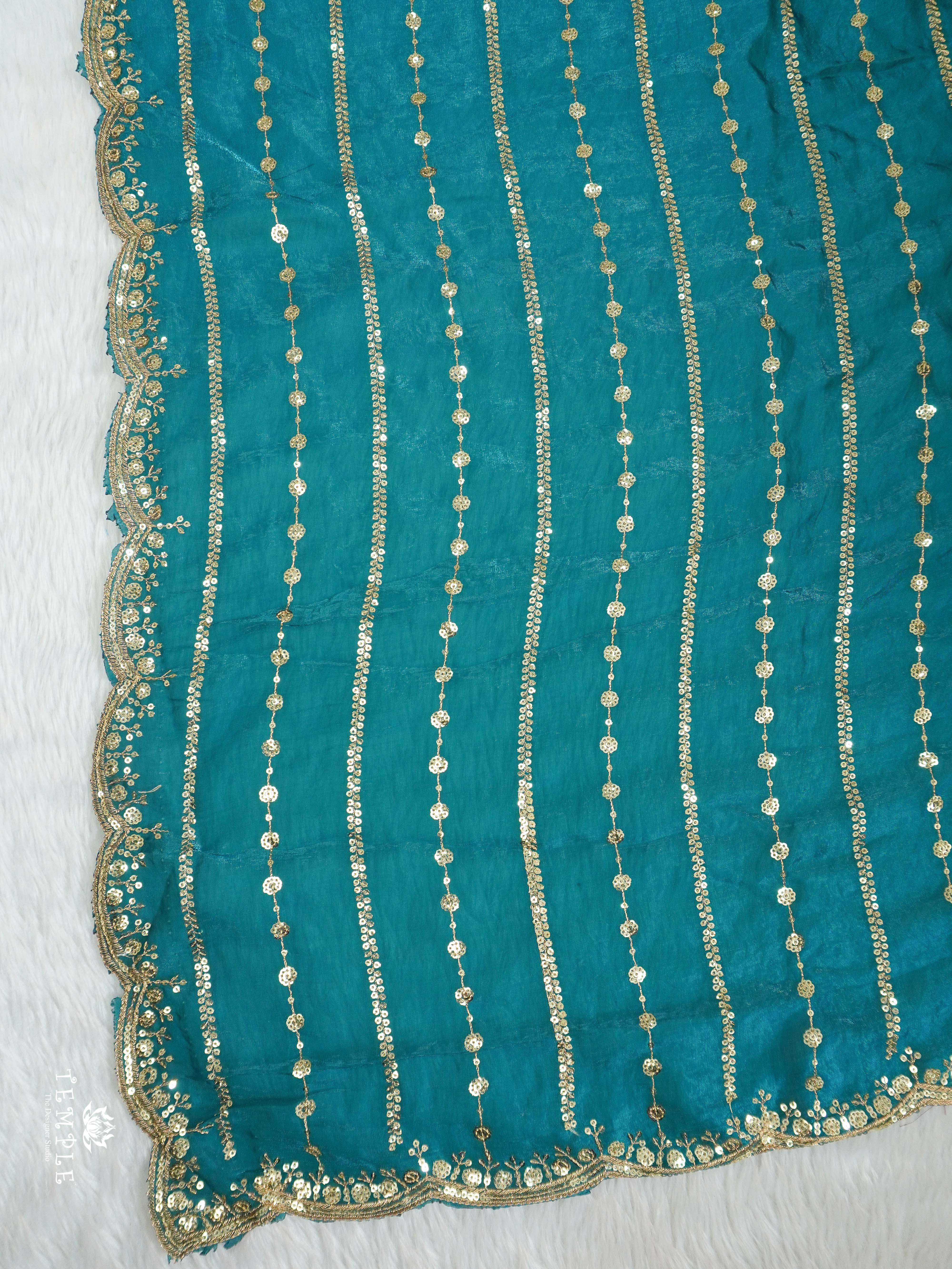 Designer Saree With Zari Embroidery Work | TTDS2562