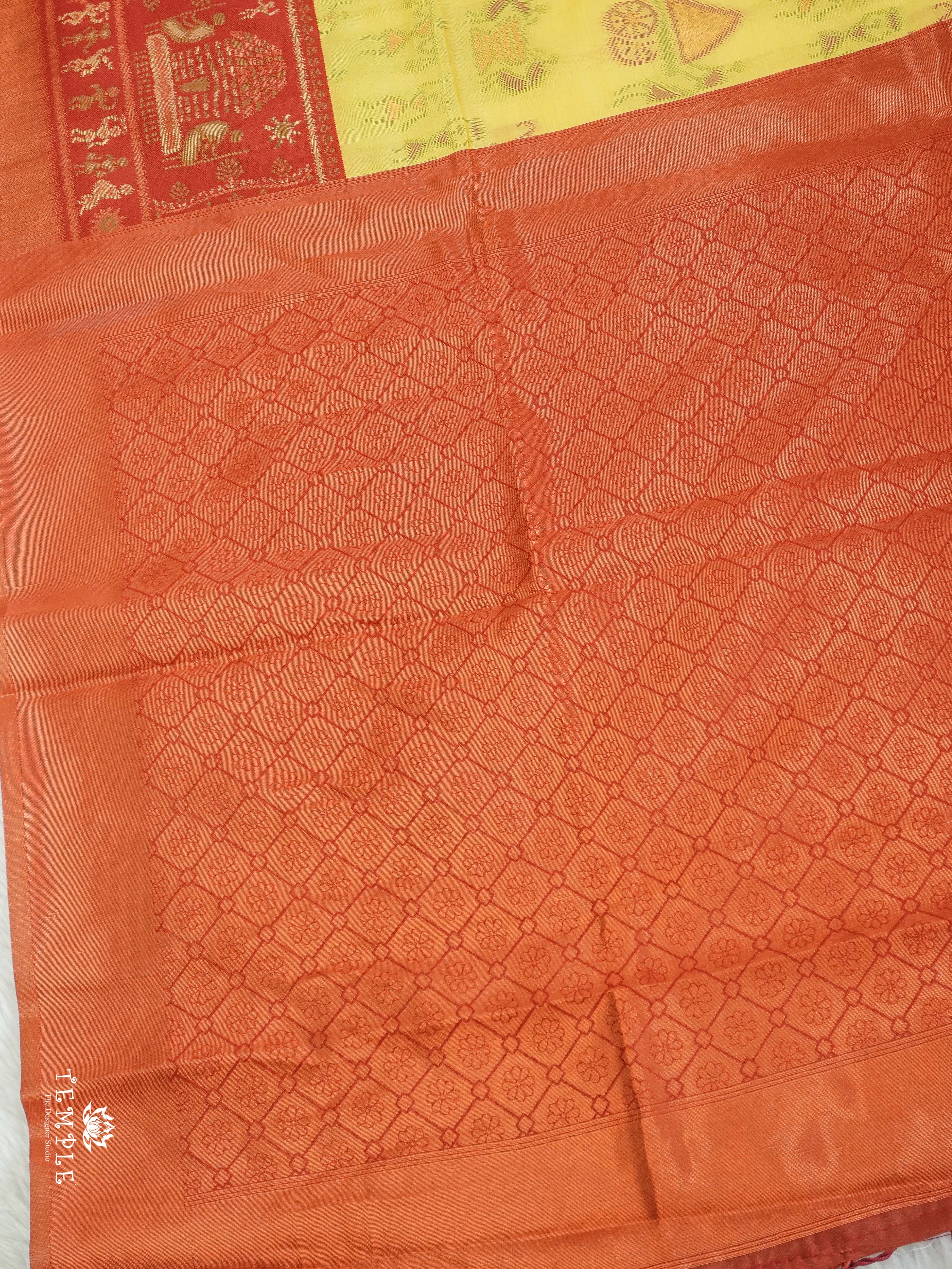 Warli Printed Art Silk Sarees | TTDS2582 | Design 6