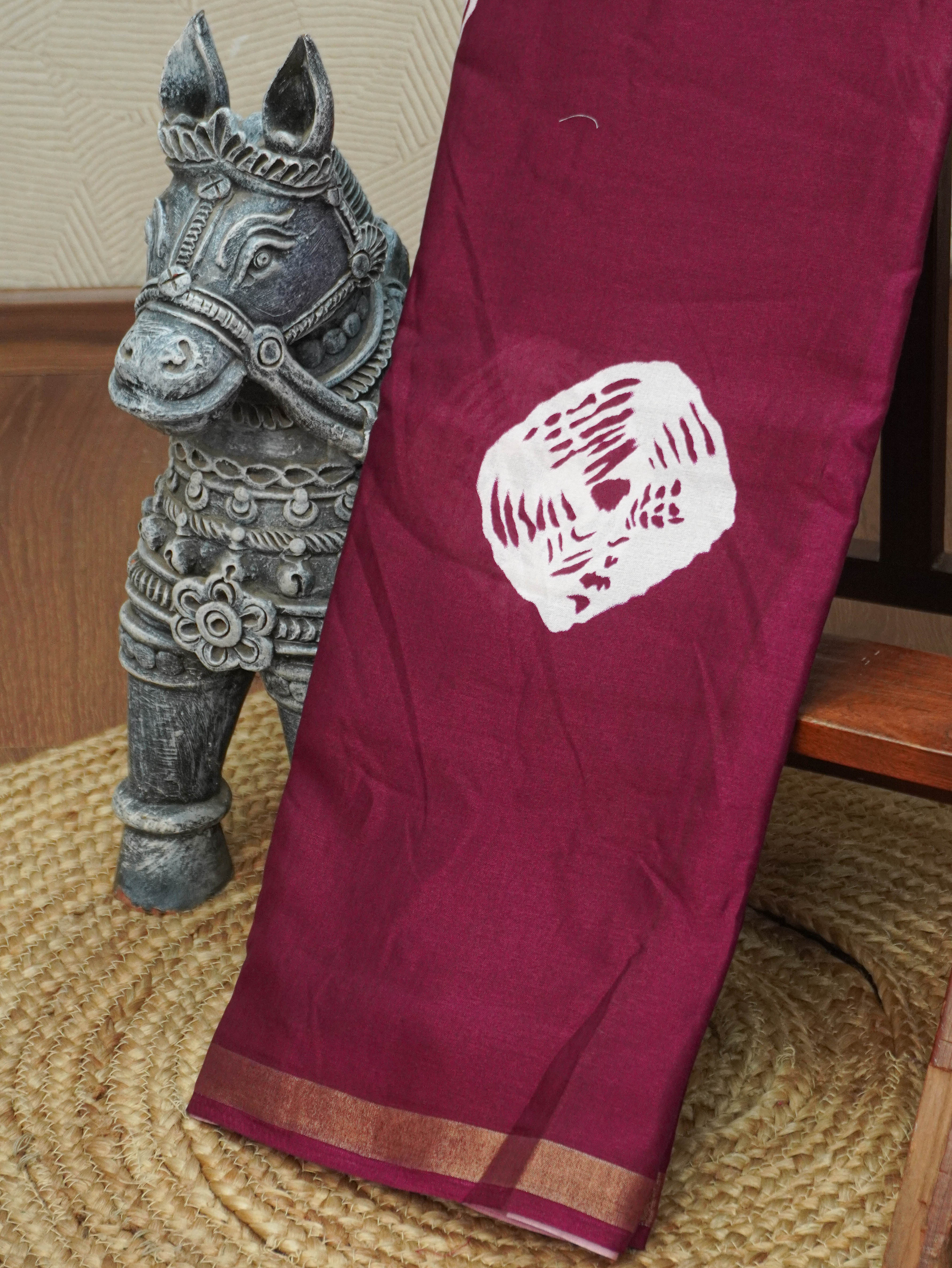 Chanderi Silk Saree | TTDS3498