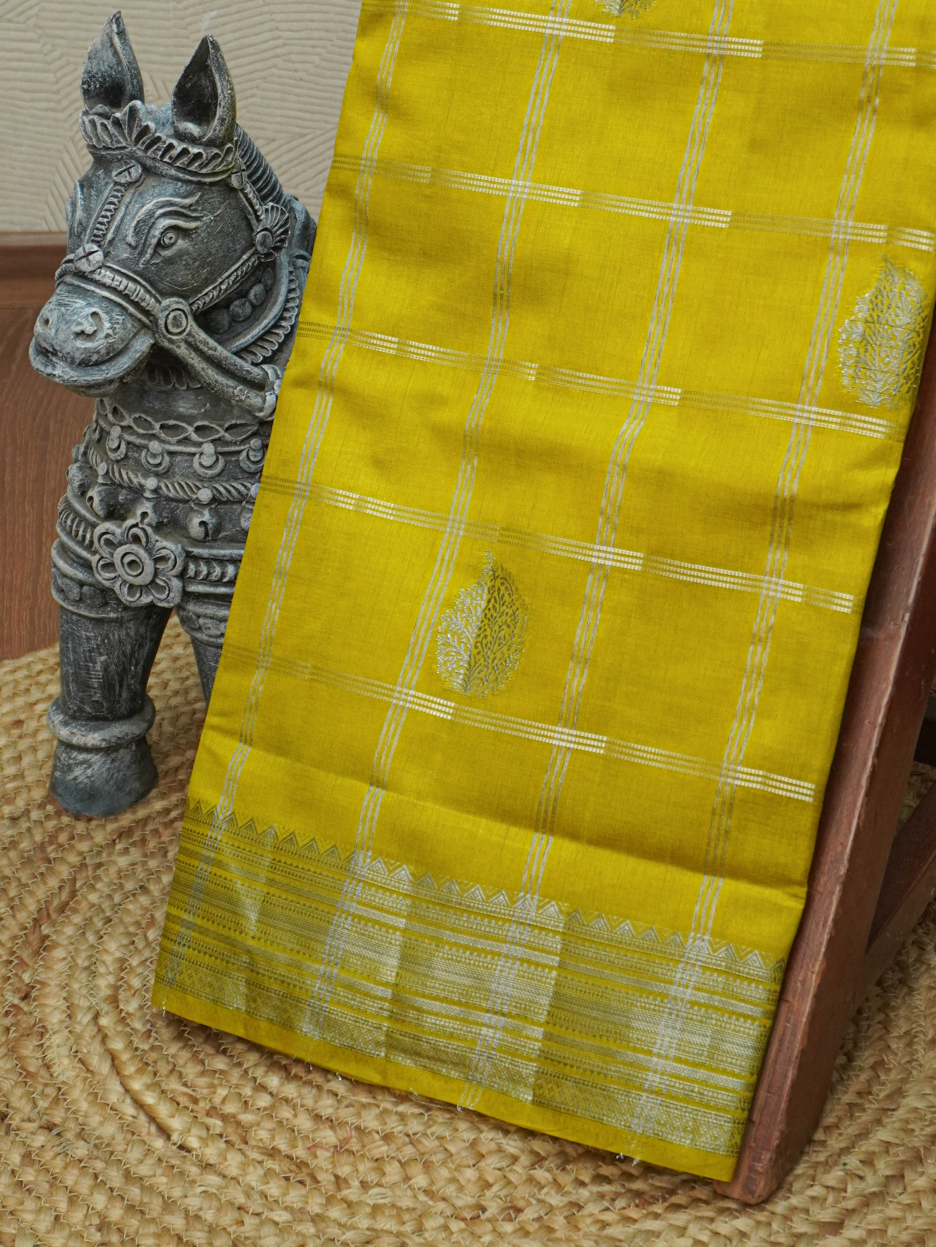 Semi Tussar Silk Saree | TTDS3363
