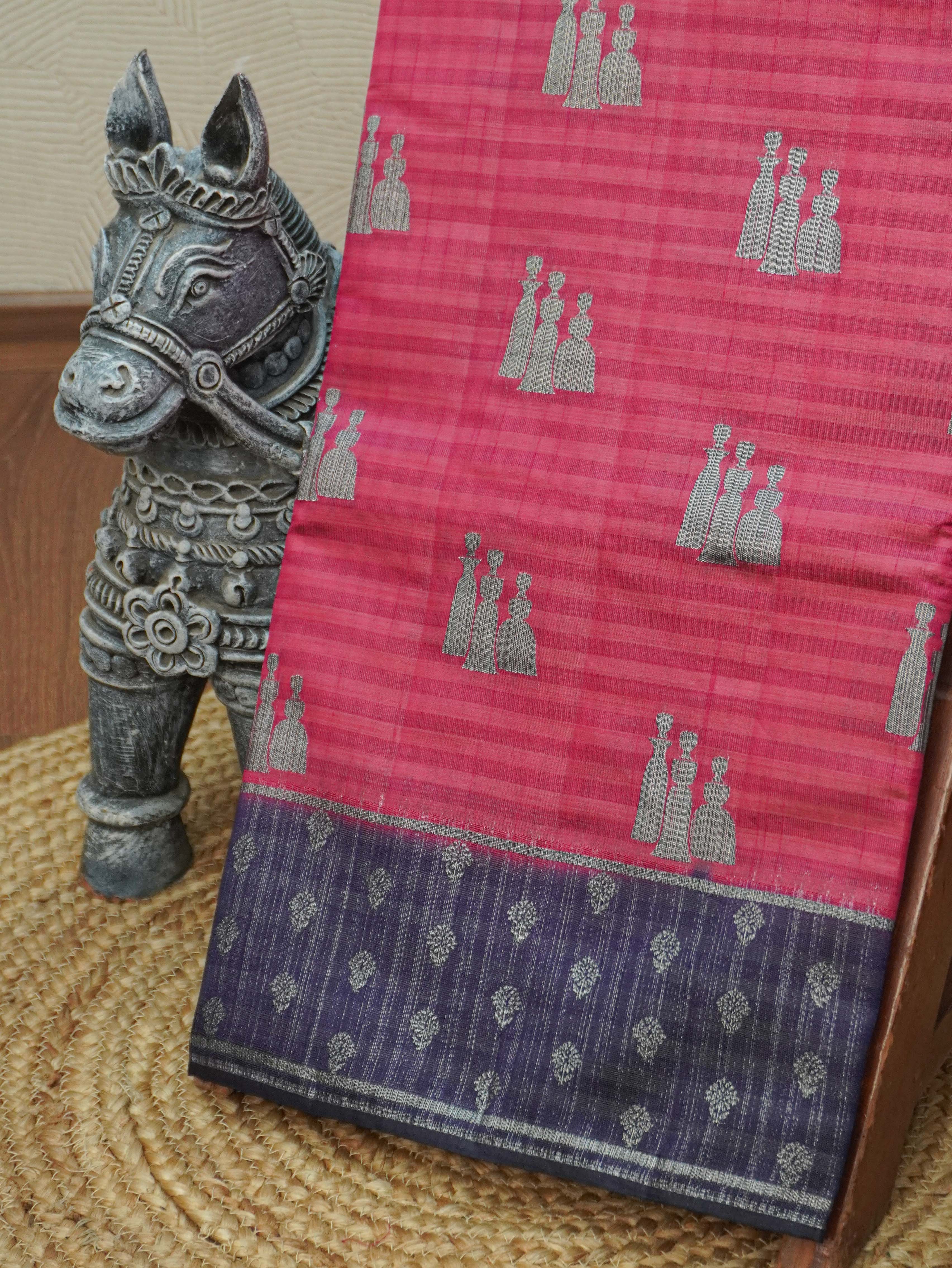 Semi Tussar Silk Saree | TTDS3408