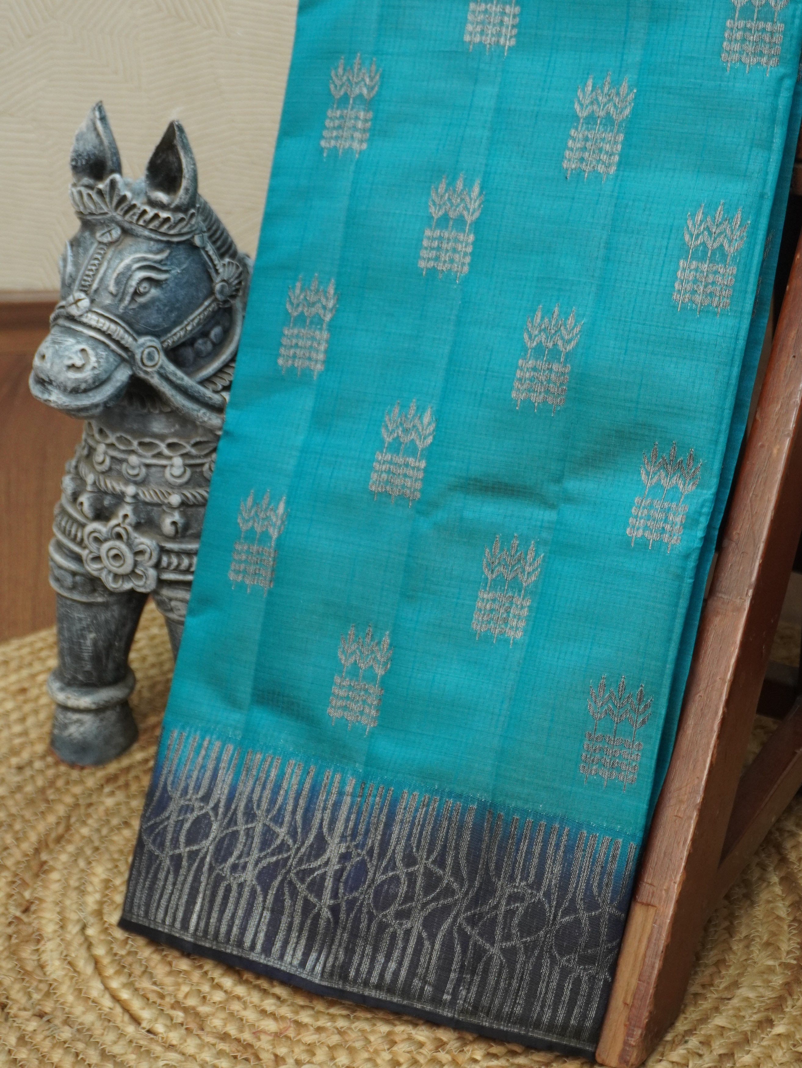 Semi Tussar Saree | TTDS3504