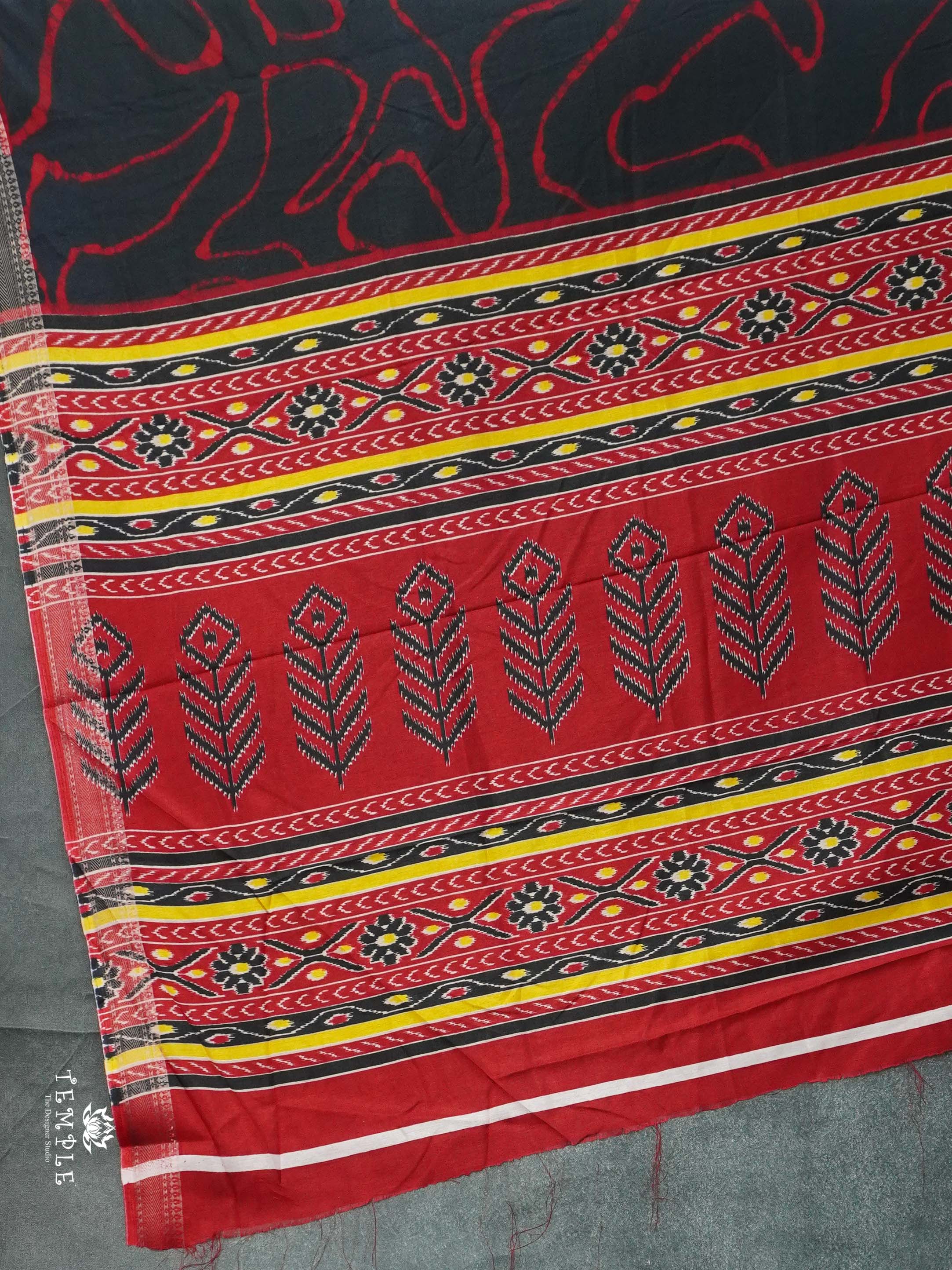 Printed Dola Silk Saree | TTDS2590