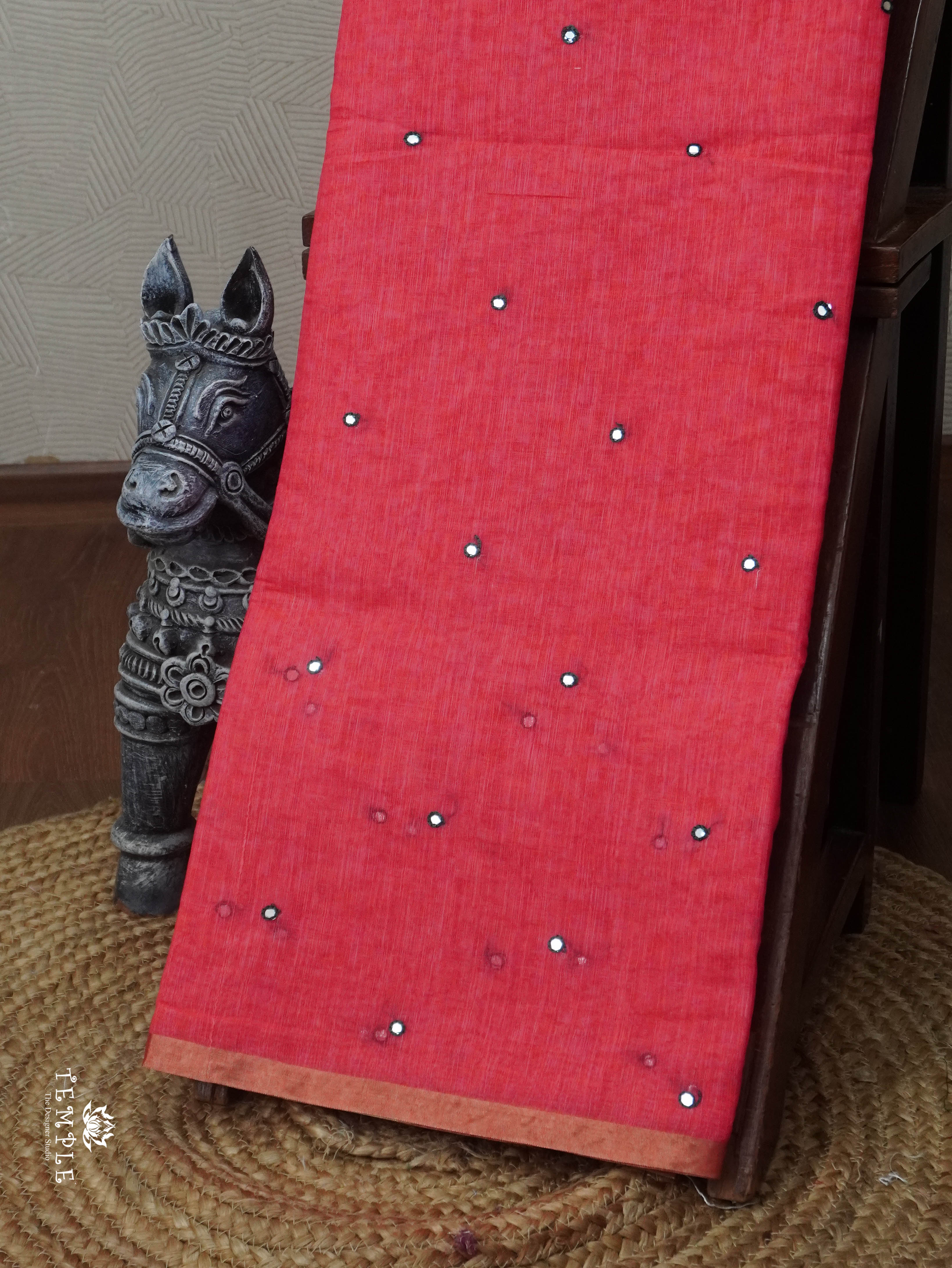 Linen Cotton Saree | TTDS3065