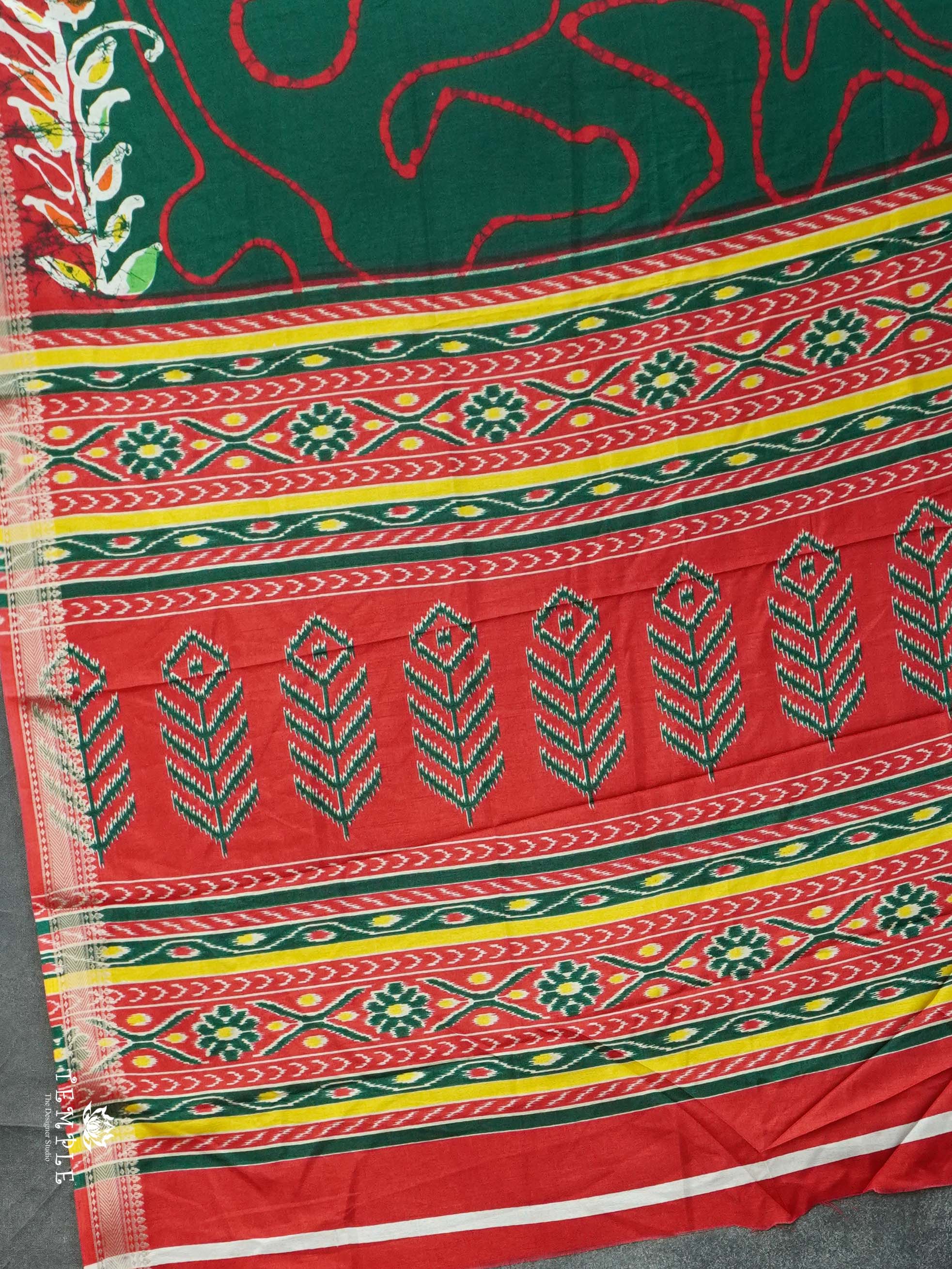 Printed Dola Silk Saree | TTDS2590