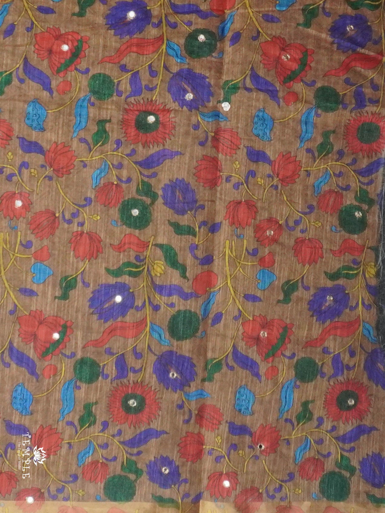 Linen Cotton Saree | TTDS3065