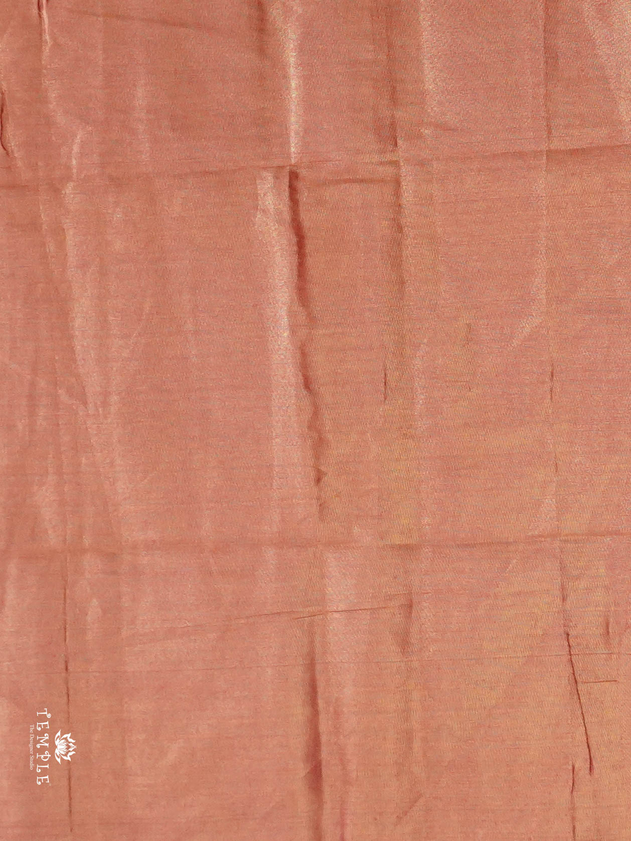 Cotton Saree With Tissue Finish | TTDS3055