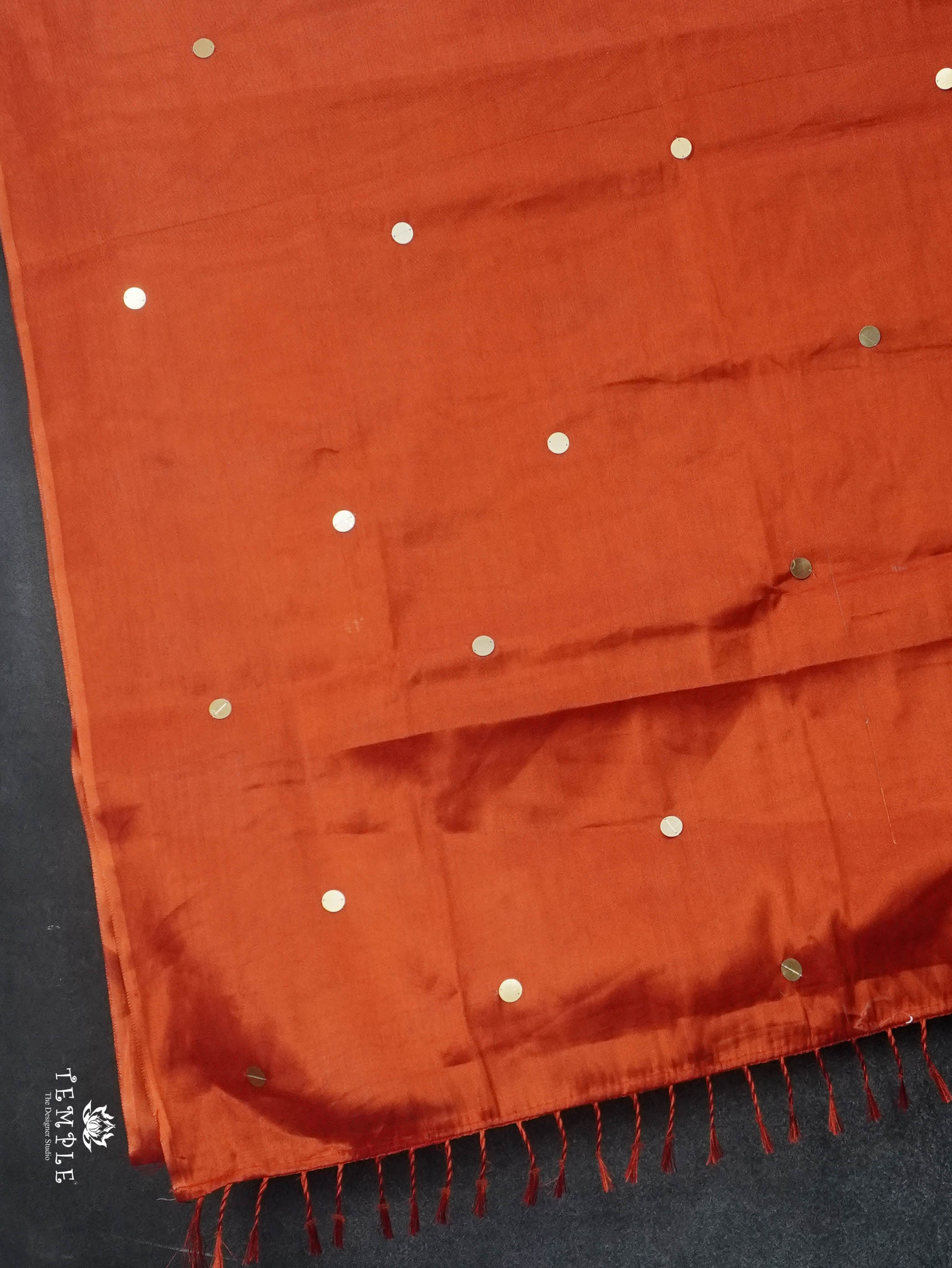 Khadi Cotton Saree With Tissue Finish | TTDS3055