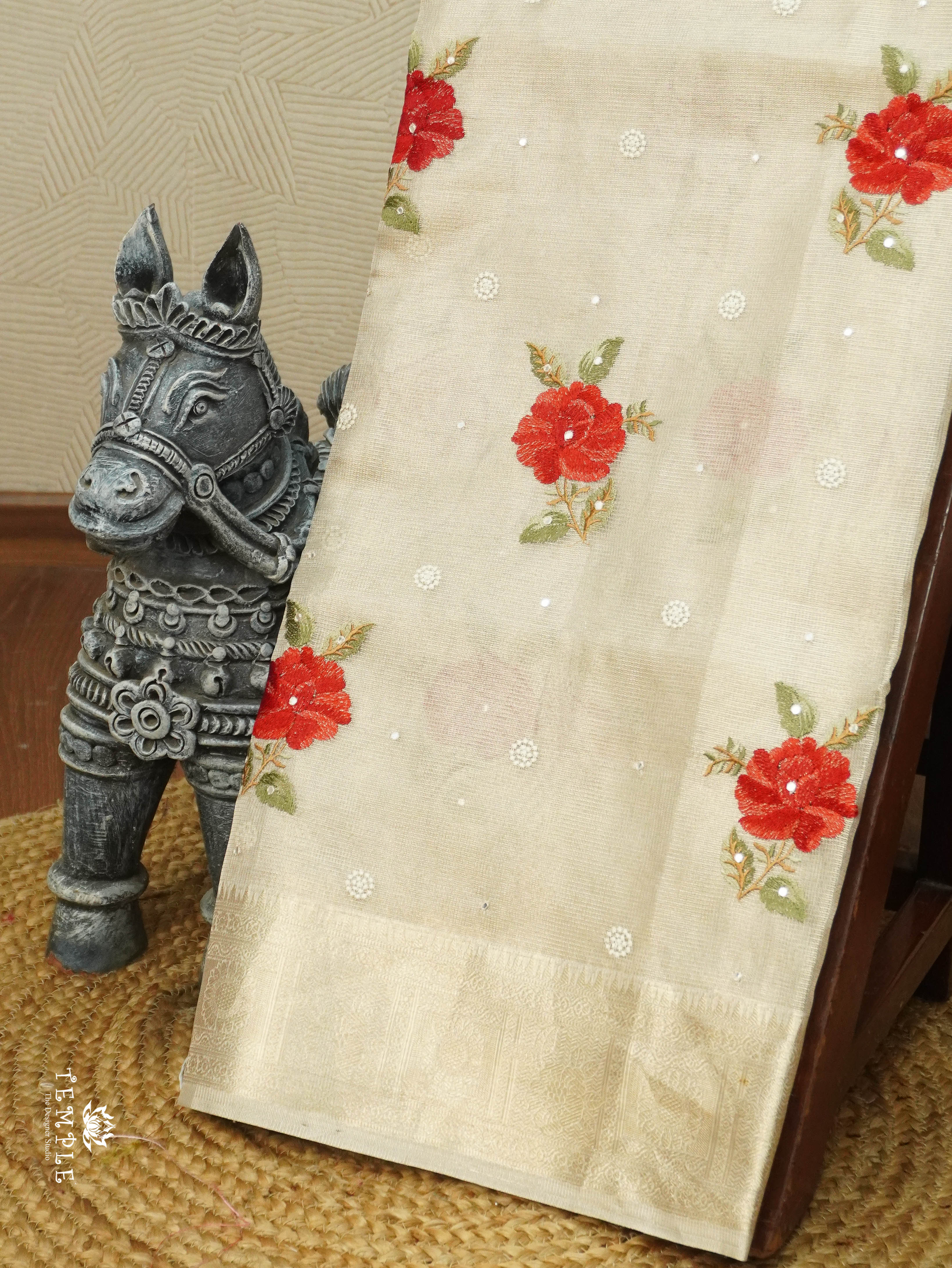 Tissue Zari Kota Saree | TTDS3071