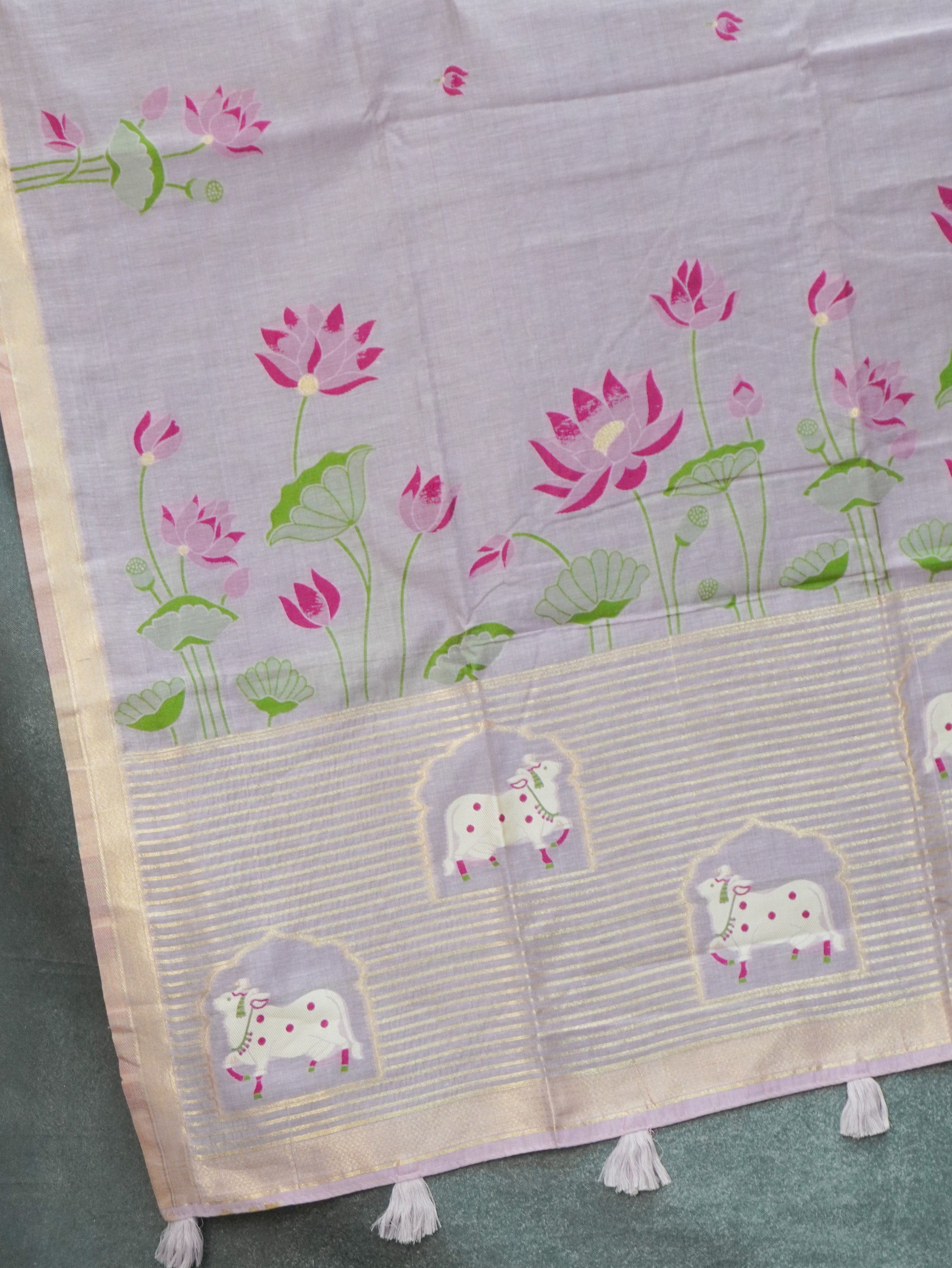 Munga Silk Cotton Saree | TTDS3502