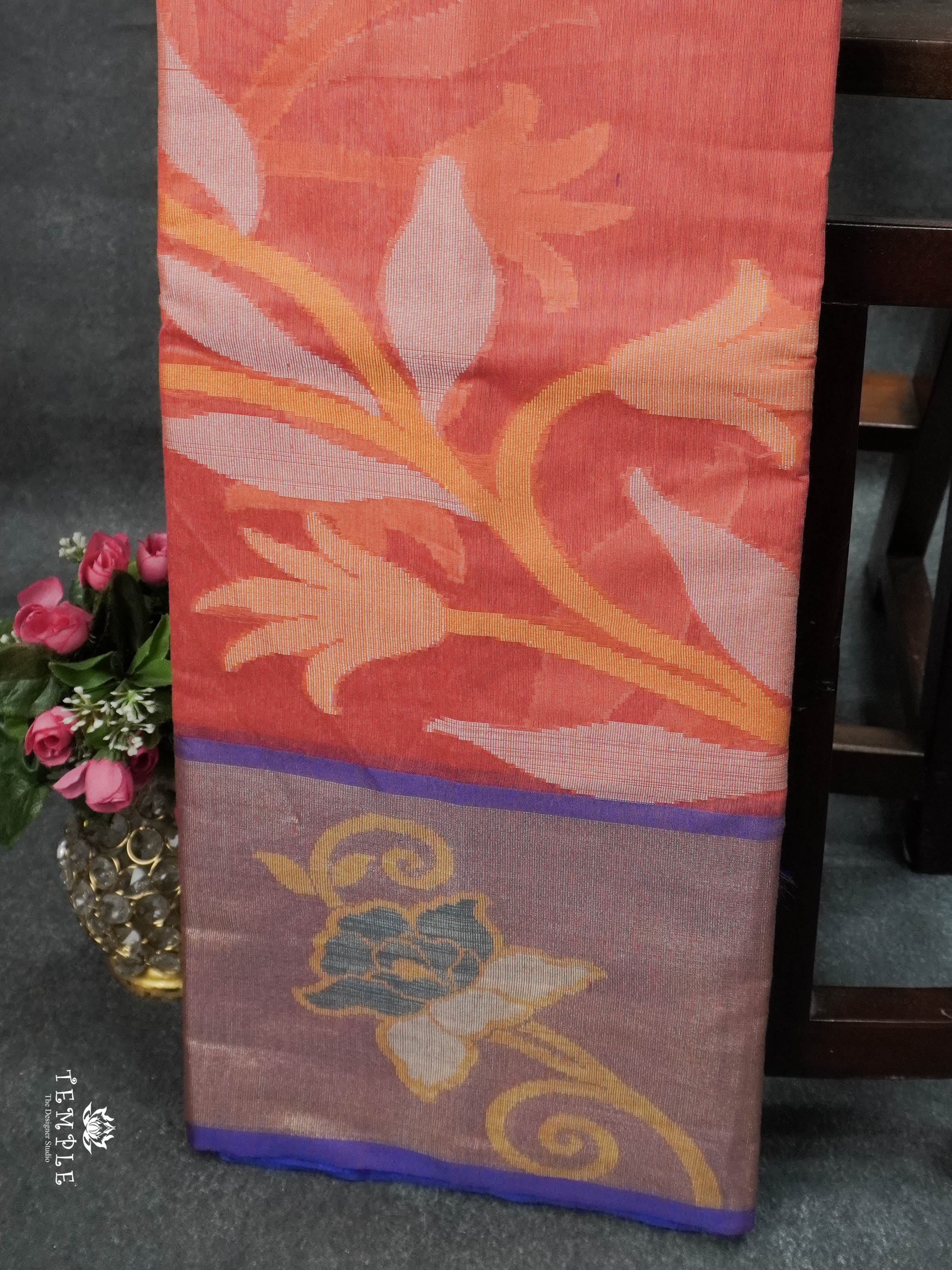 Ikkat Pochampally Saree | TTDS1103 | Pongal Fest