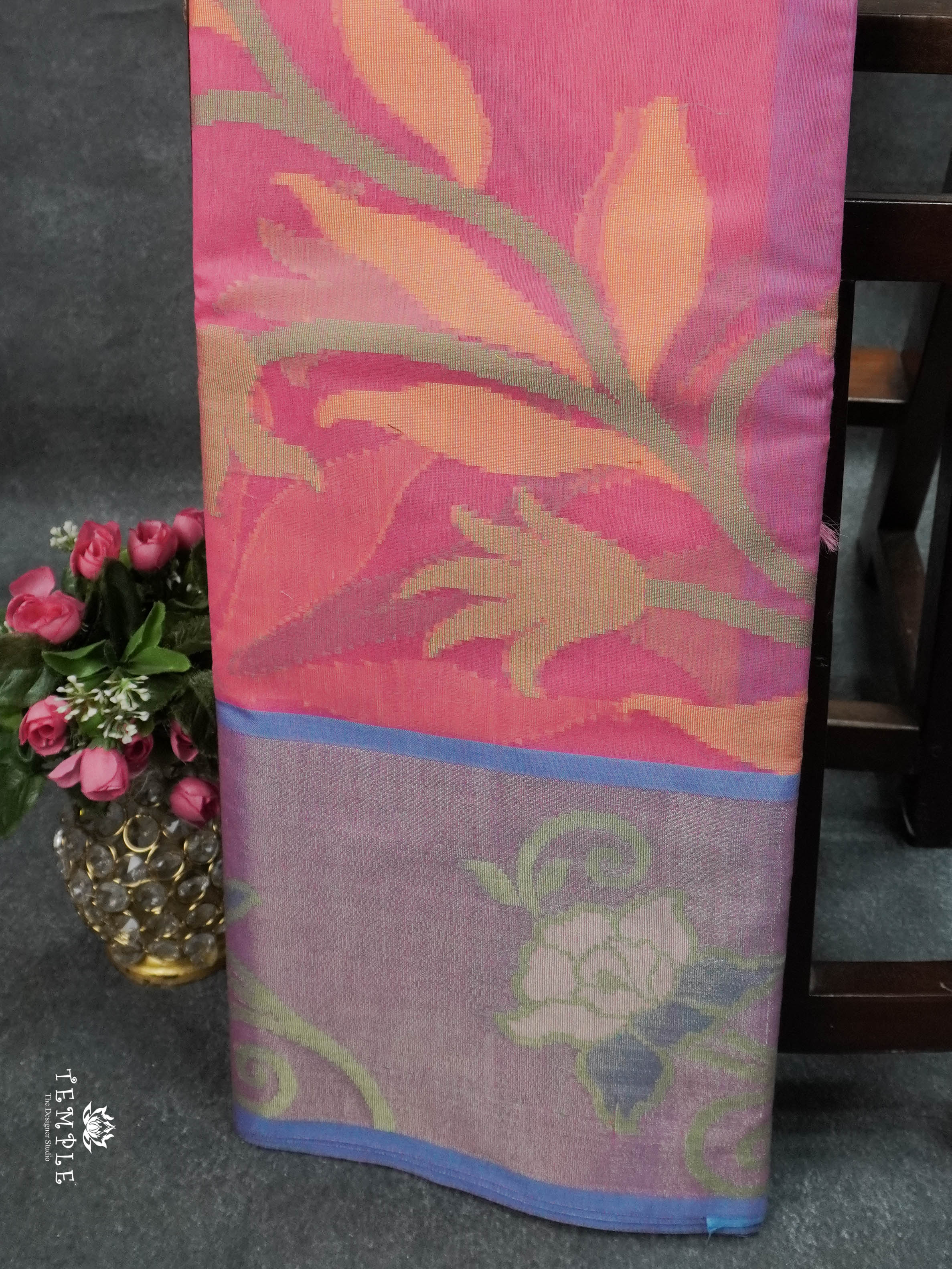 Ikkat Pochampally Saree | TTDS1103 | Pongal Fest