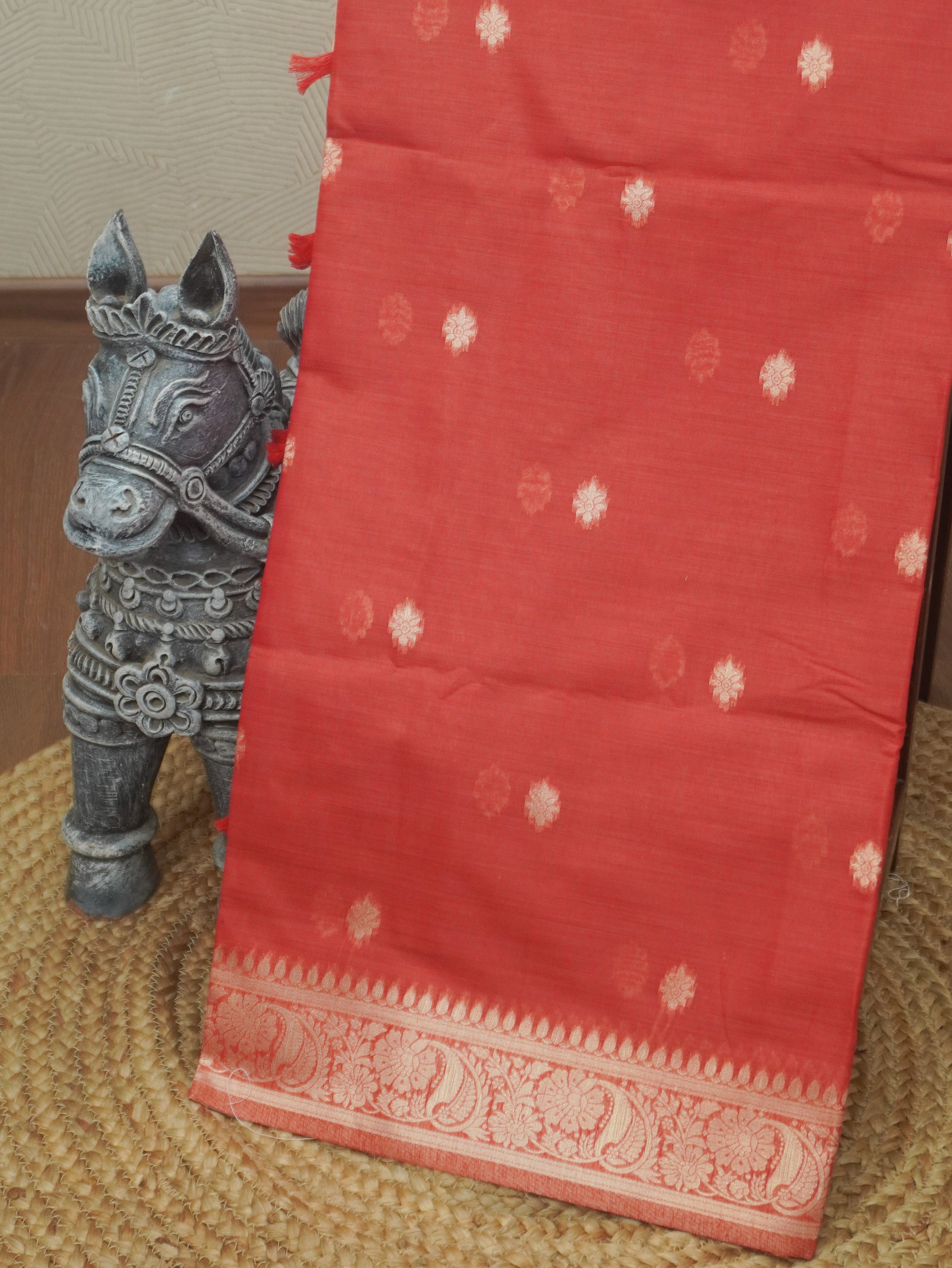 Chanderi Cotton Saree | TTDS3513