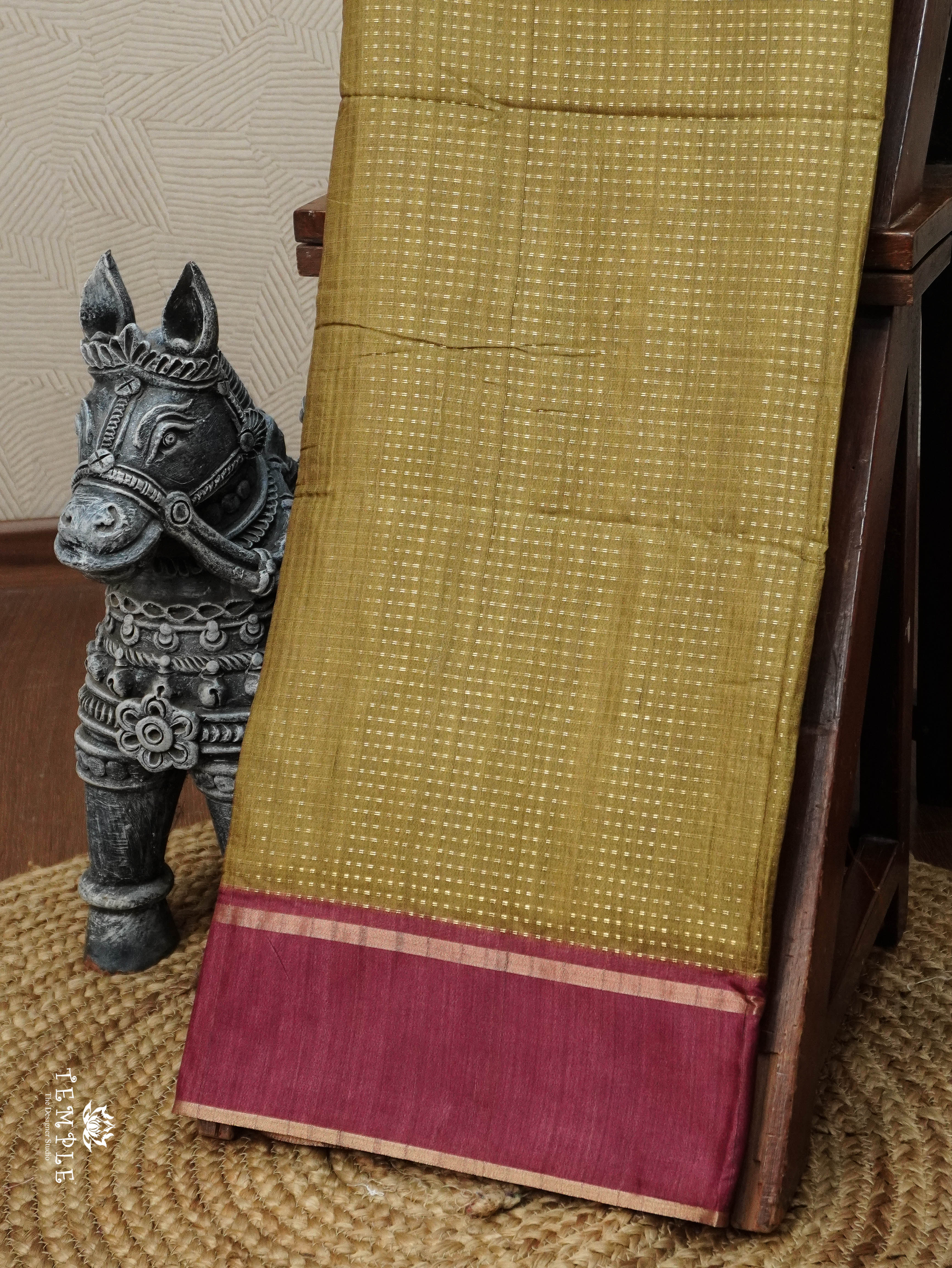 Handloom Matka Silk Saree | TTDS3063