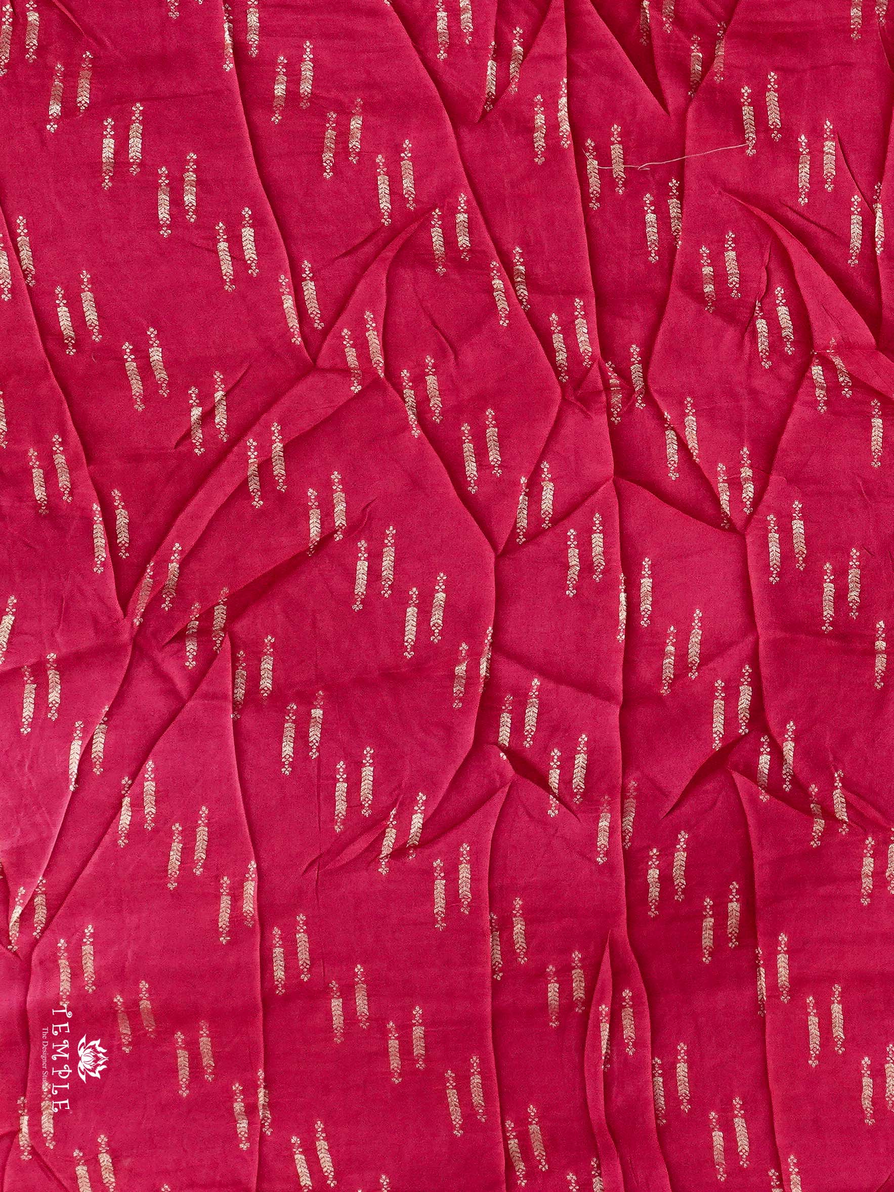 Semi Mysore Silk Saree With Deer Motif | TTDS2597