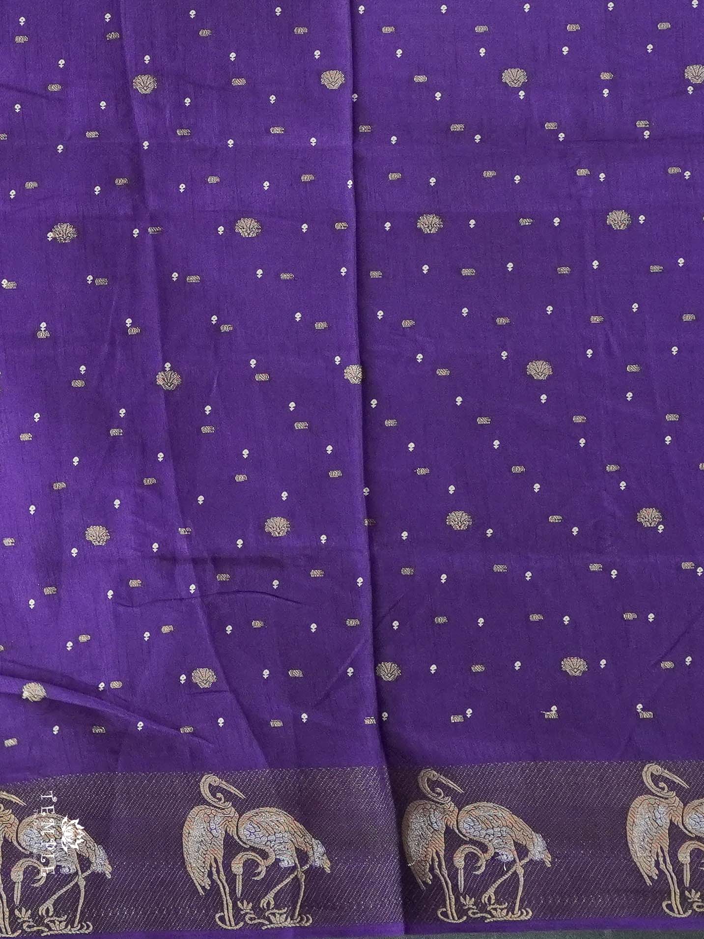 Printed Tussar Saree | TTDS2606