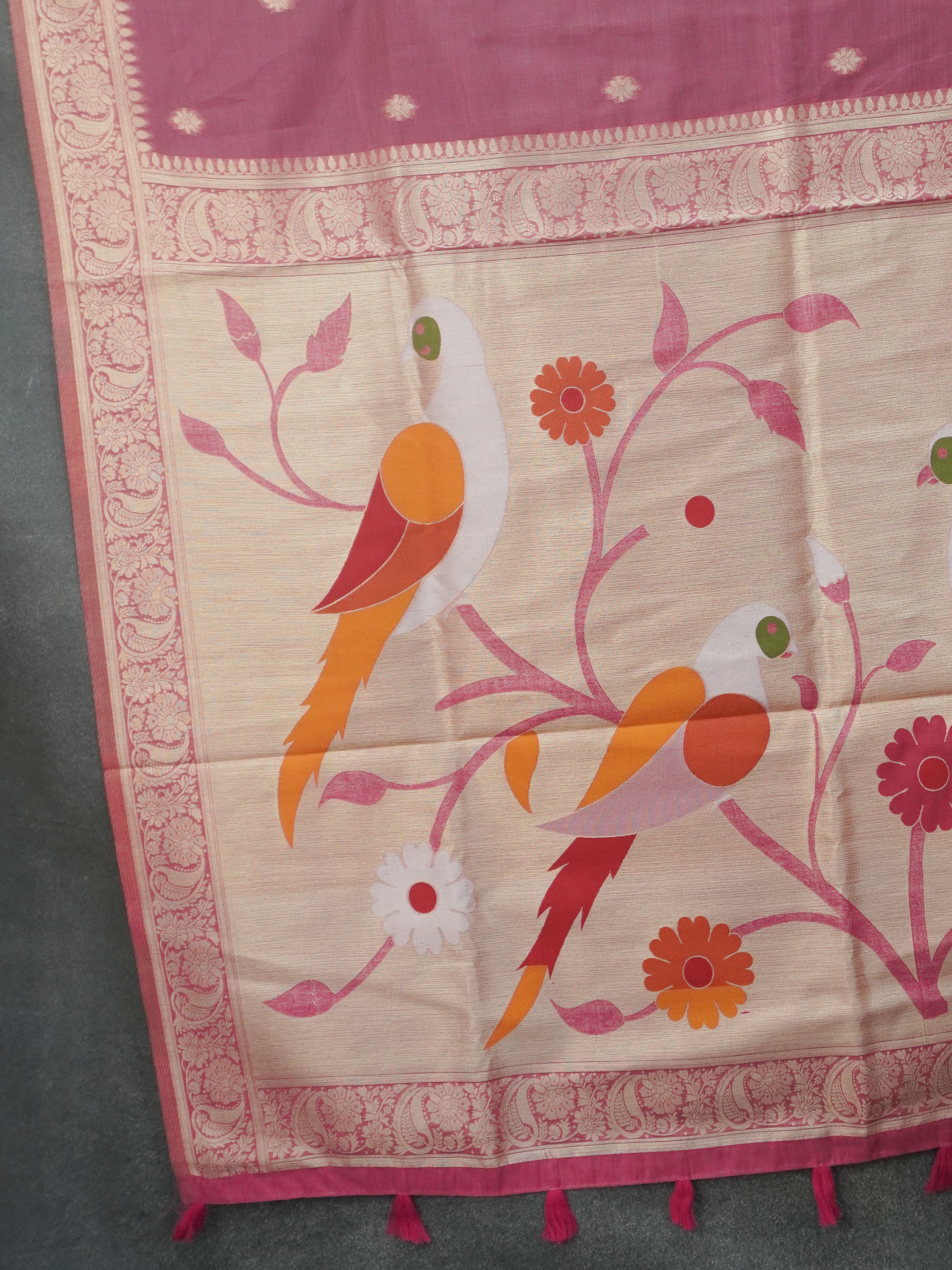 Chanderi Cotton Saree | TTDS3513