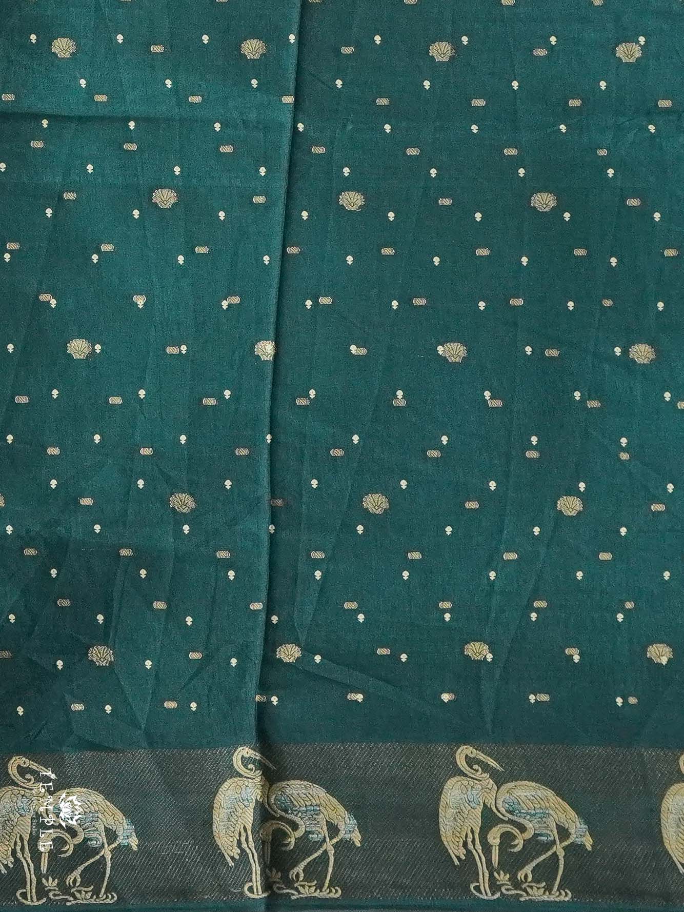 Printed Tussar Saree | TTDS2606