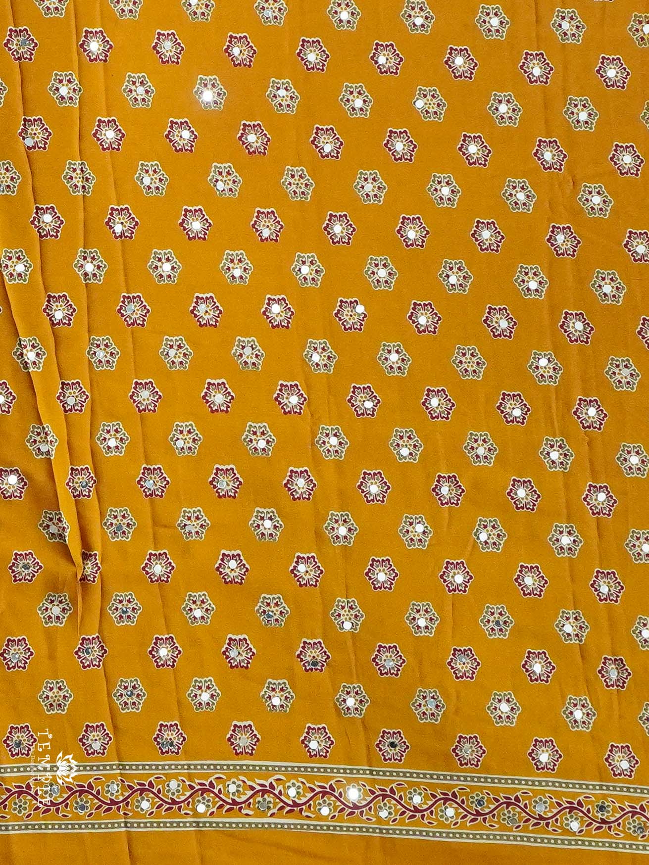 Bandhini Printed Crepe Saree | TTDS2599 | PRE BOOKING