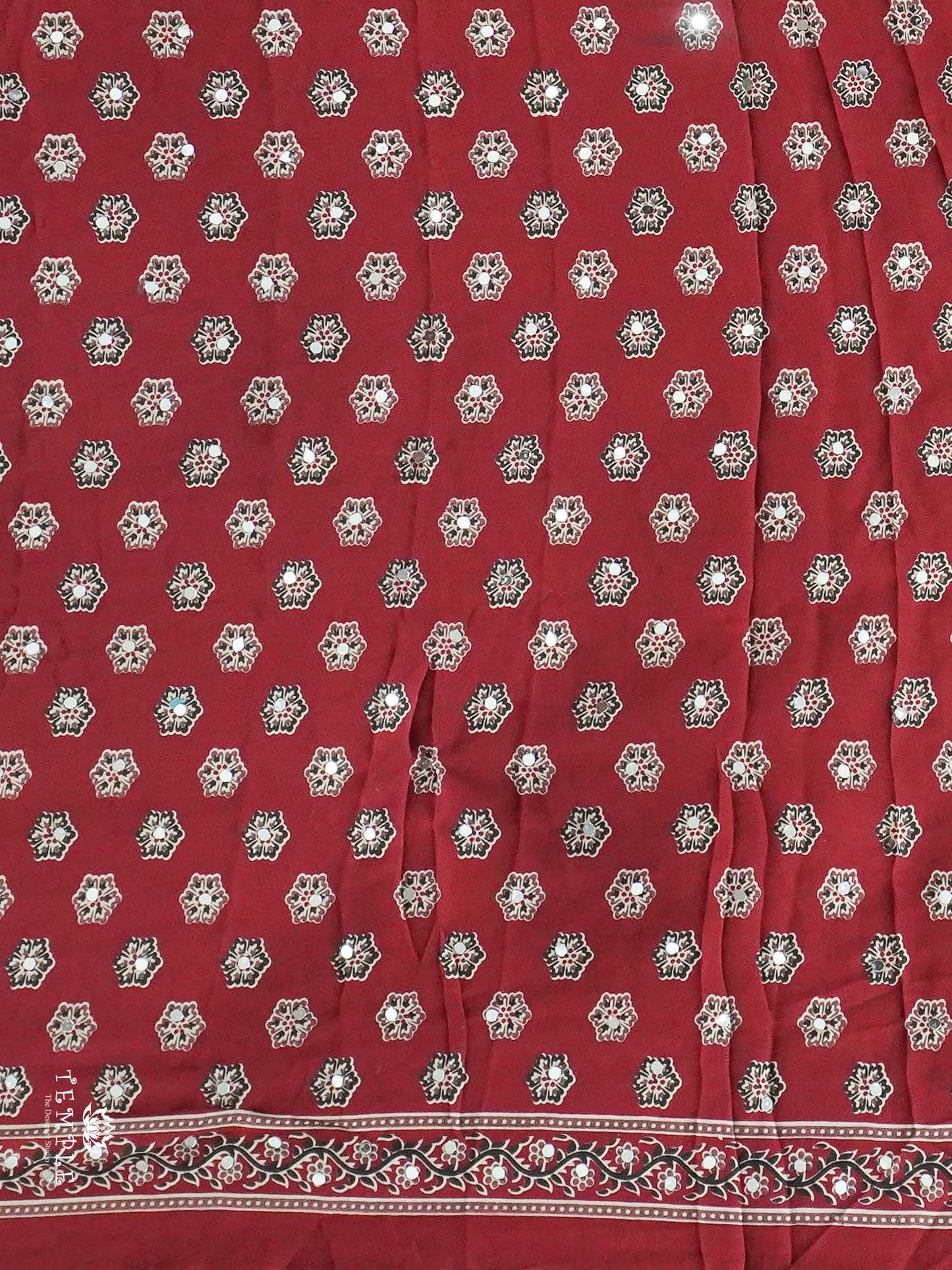 Bandhini Printed Crepe Saree | TTDS2599 | PRE BOOKING