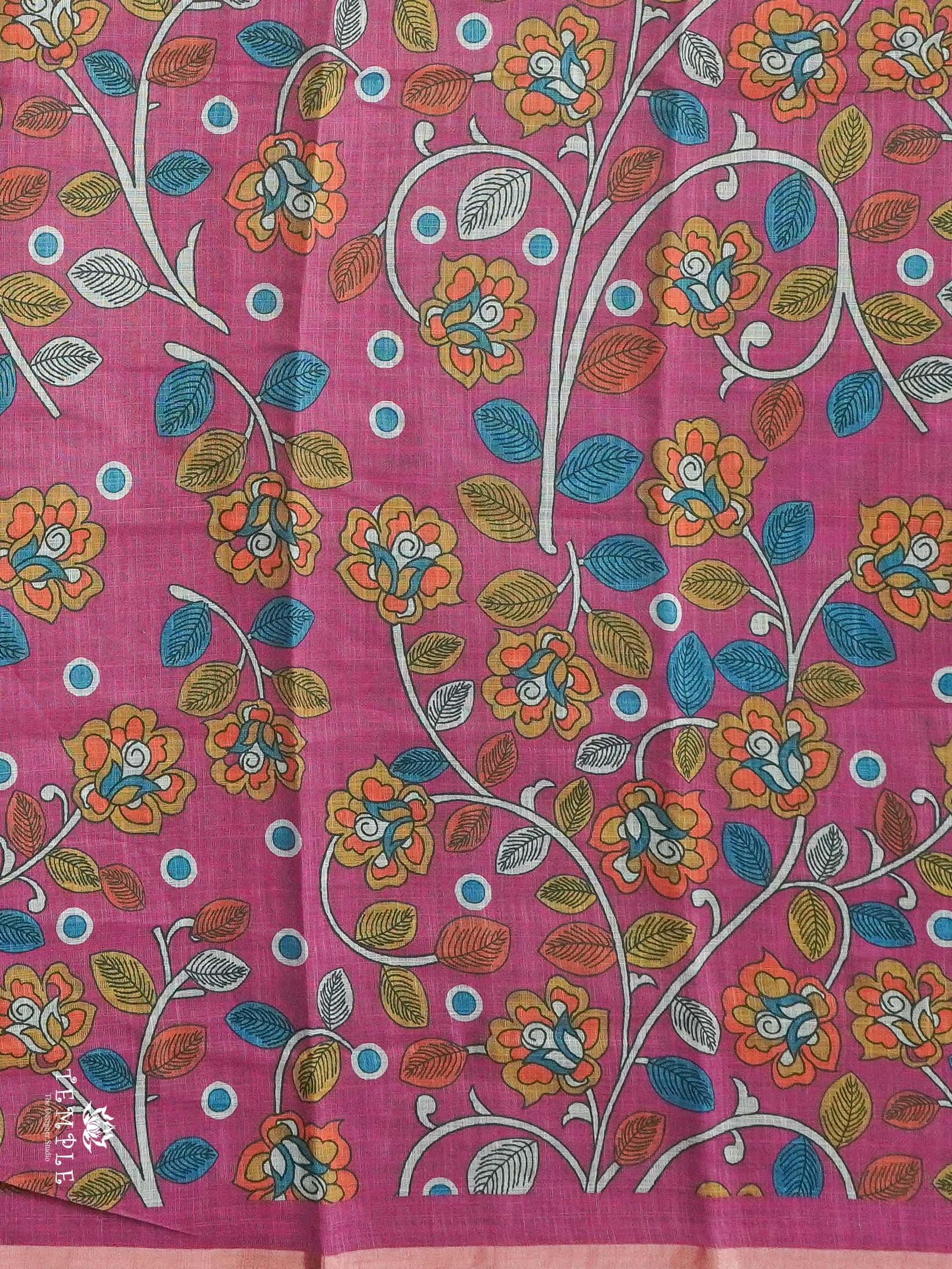 Linen Cotton Saree | TTDS2595