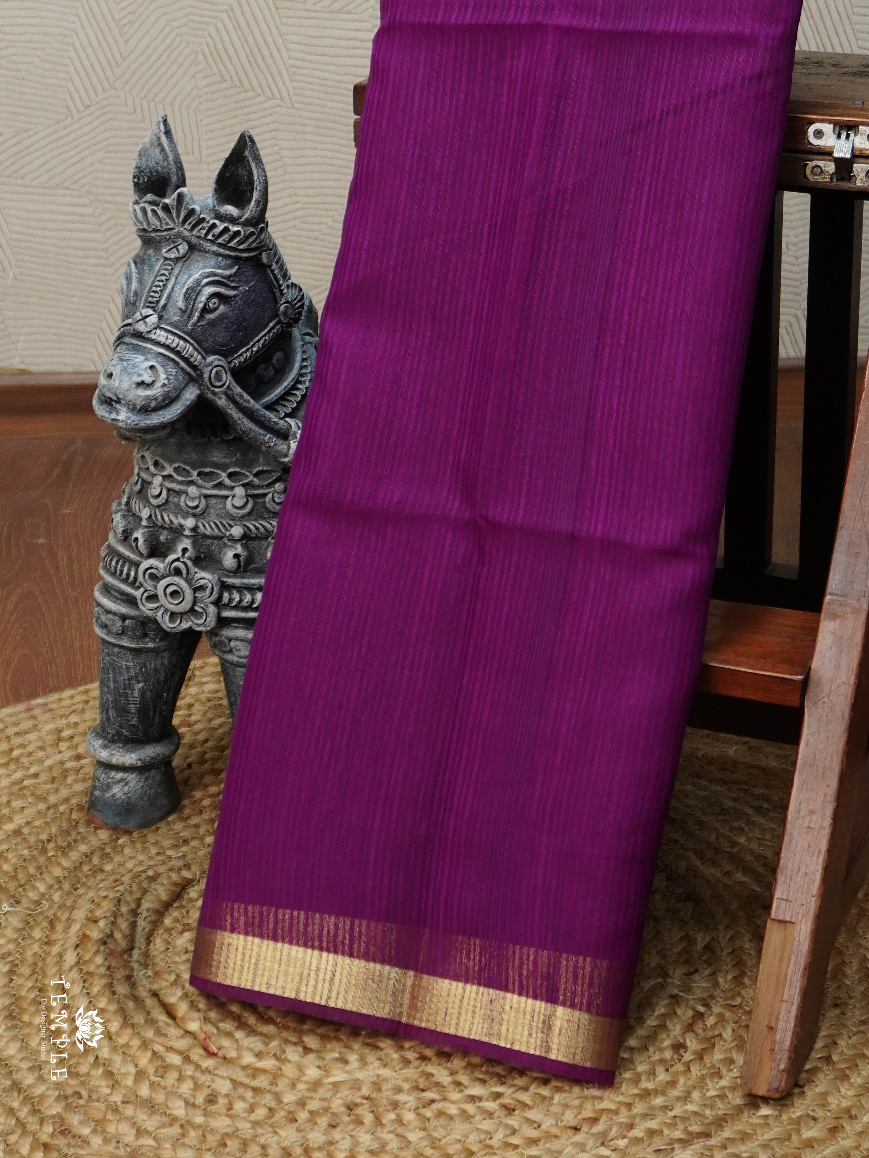 Linen Silk Saree | TTDS3087