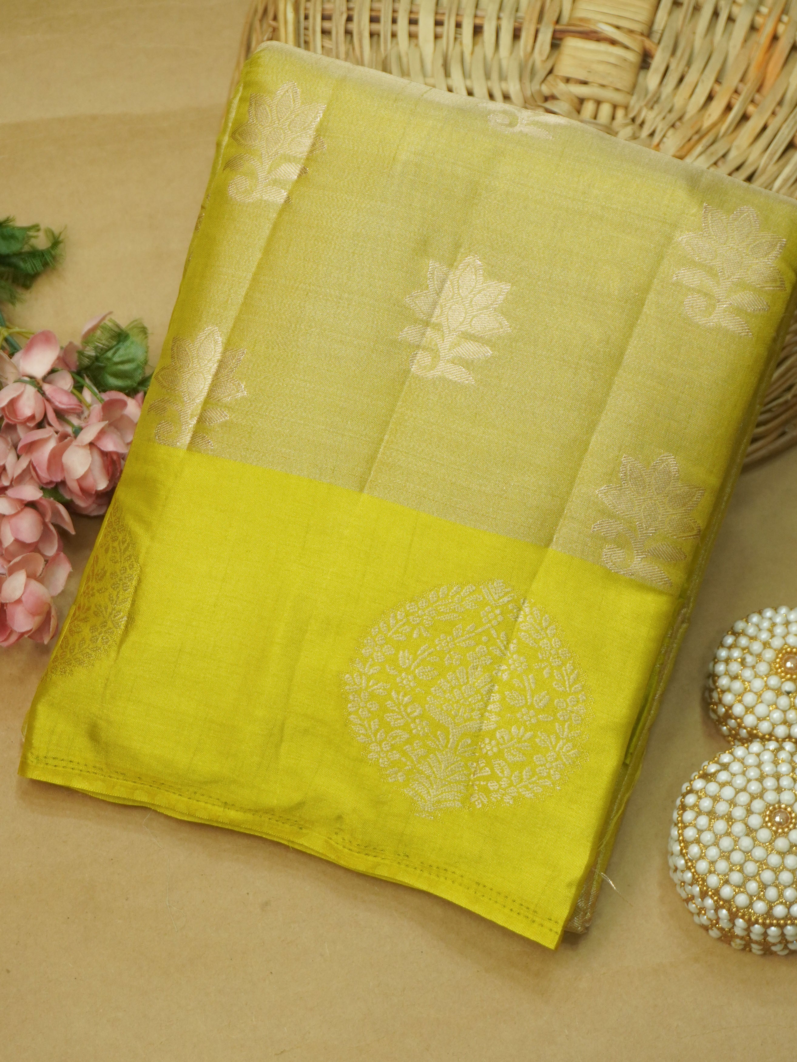 Tissue Tussar Silk Saree | TTDS3510