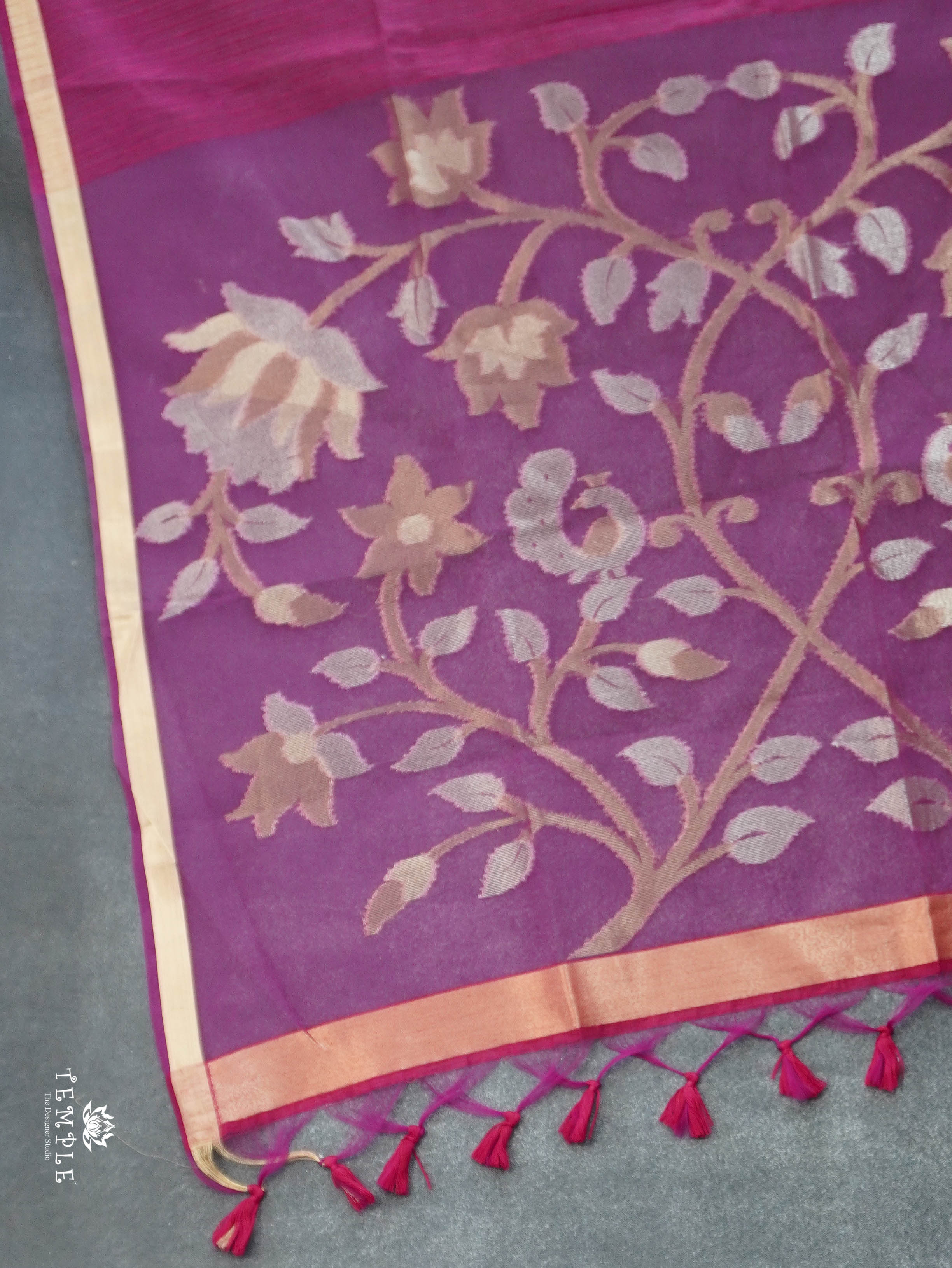 Linen Silk Saree | TTDS3087