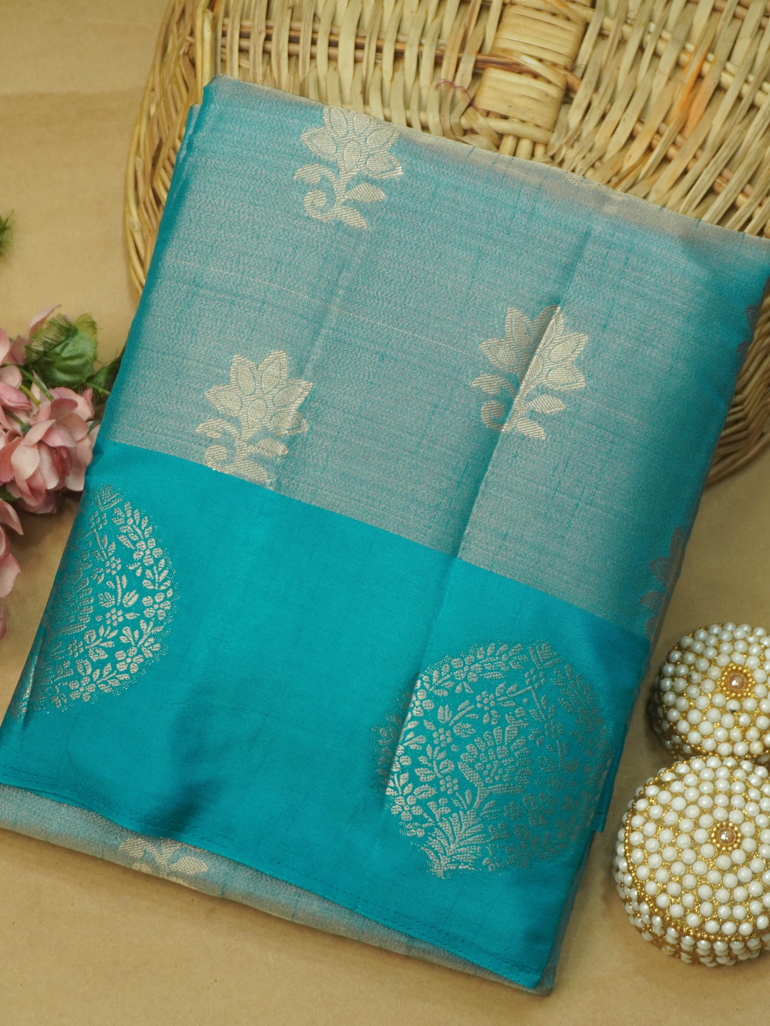 Tissue Tussar Silk Saree | TTDS3510