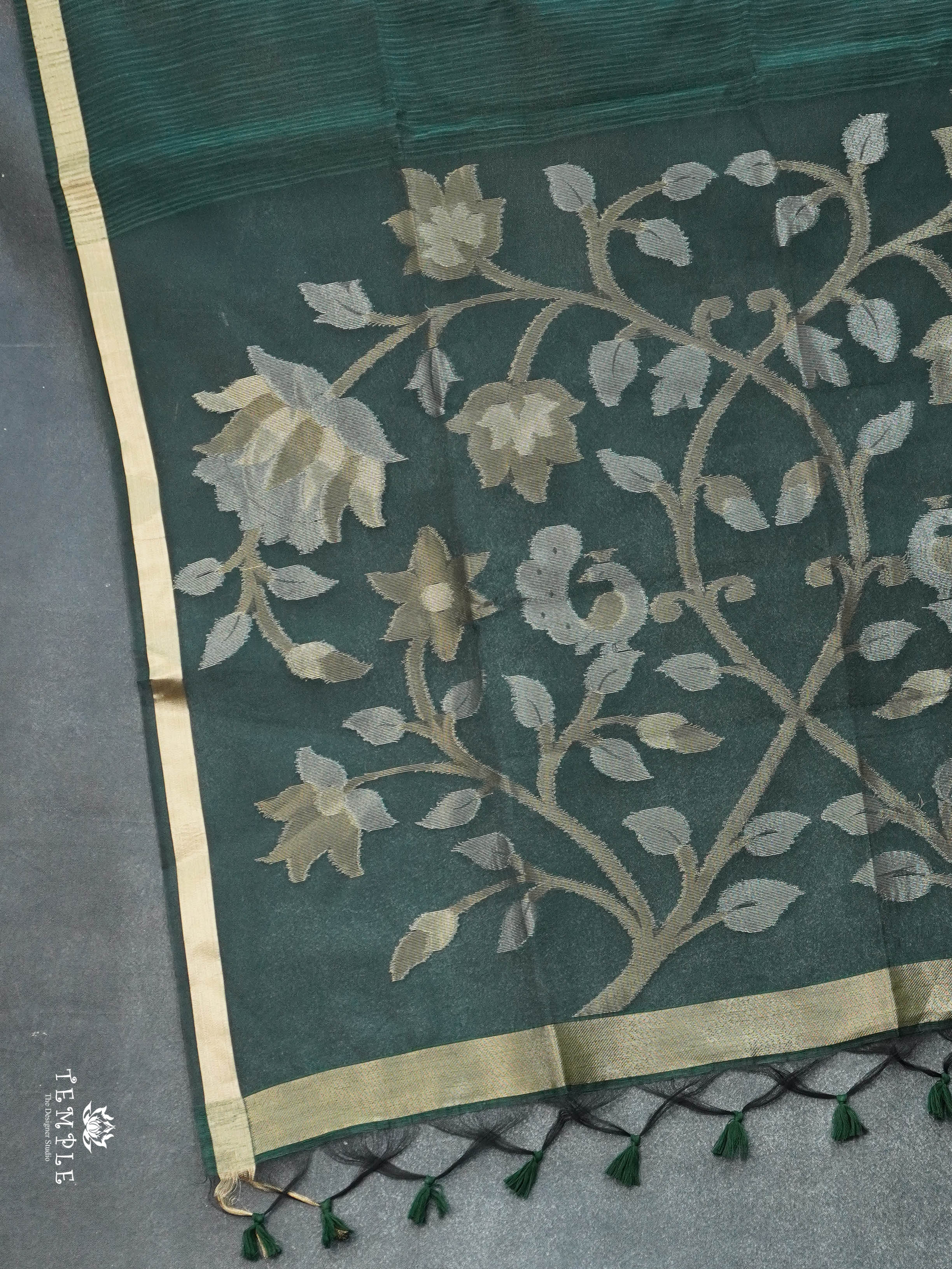 Linen Silk Saree | TTDS3087
