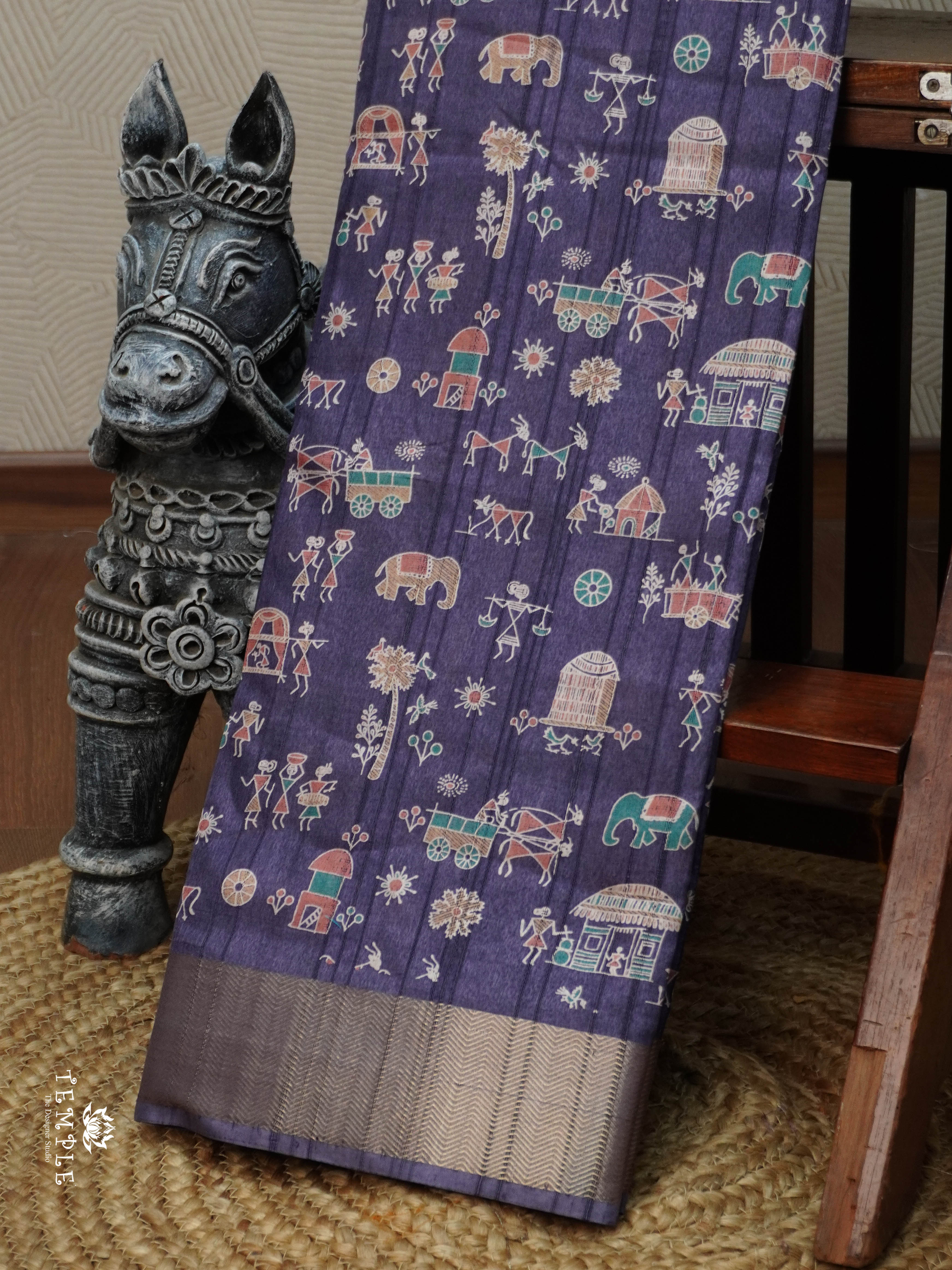 Khadi Cotton Saree | TTDS3085