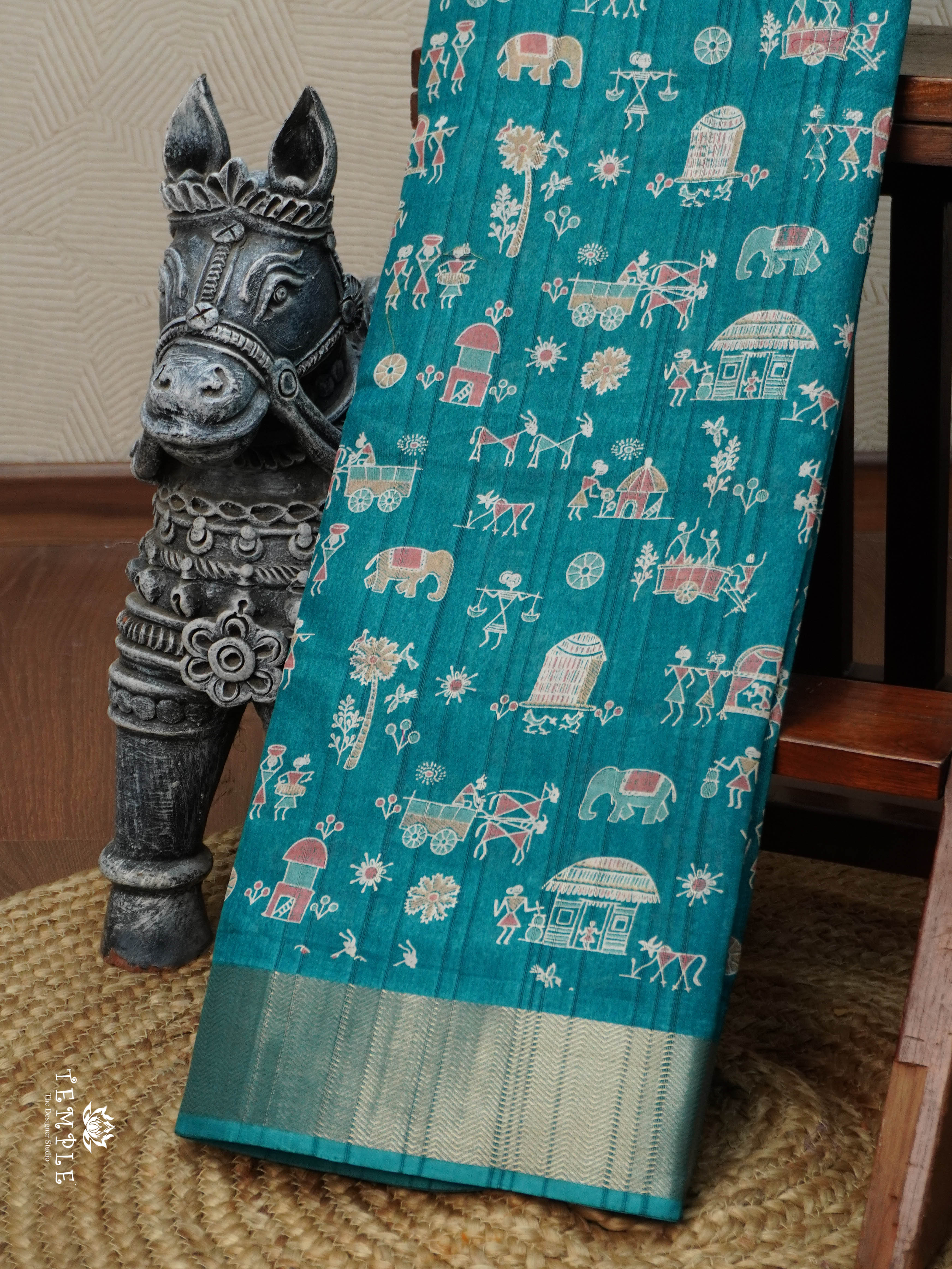 Khadi Cotton Saree | TTDS3085