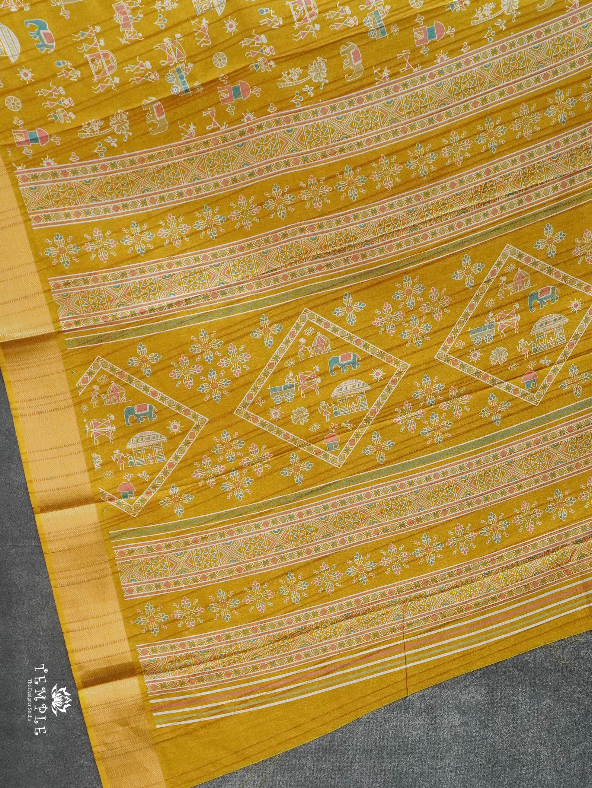 Khadi Cotton Saree | TTDS3085